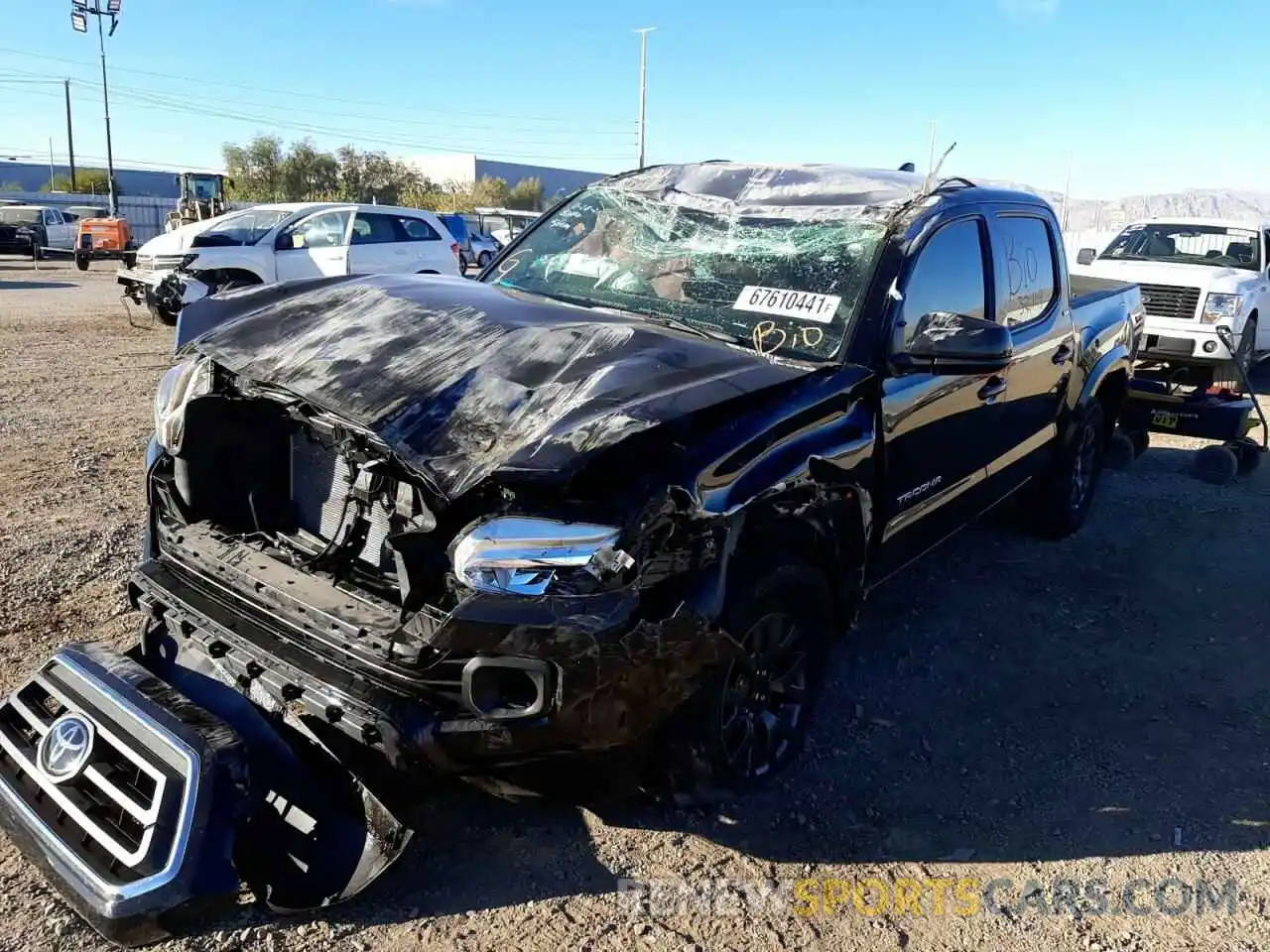 2 Photograph of a damaged car 3TMAZ5CN8MM143120 TOYOTA TACOMA 2021