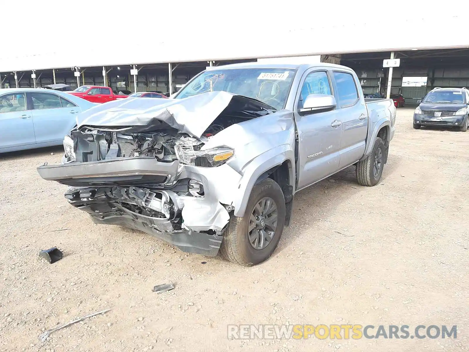 2 Photograph of a damaged car 3TMAZ5CN8MM143716 TOYOTA TACOMA 2021