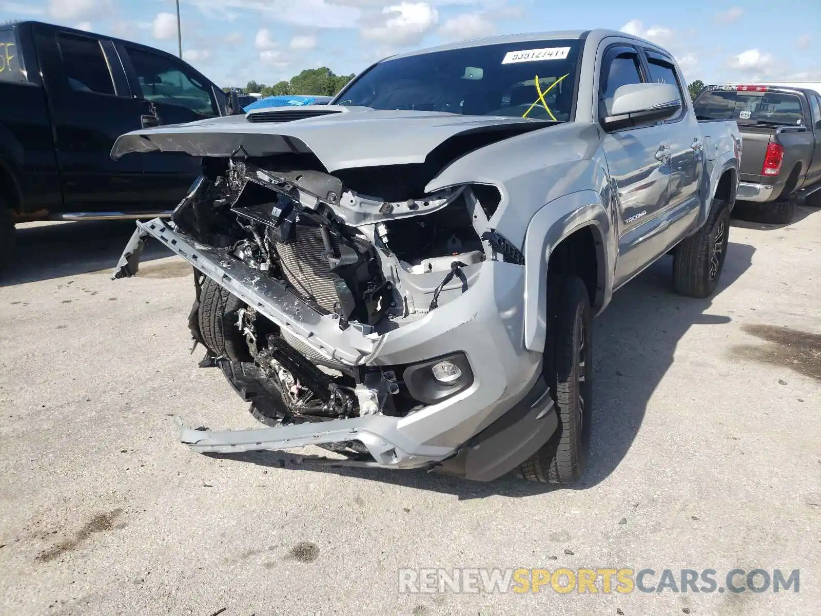 2 Photograph of a damaged car 3TMAZ5CN8MM149659 TOYOTA TACOMA 2021