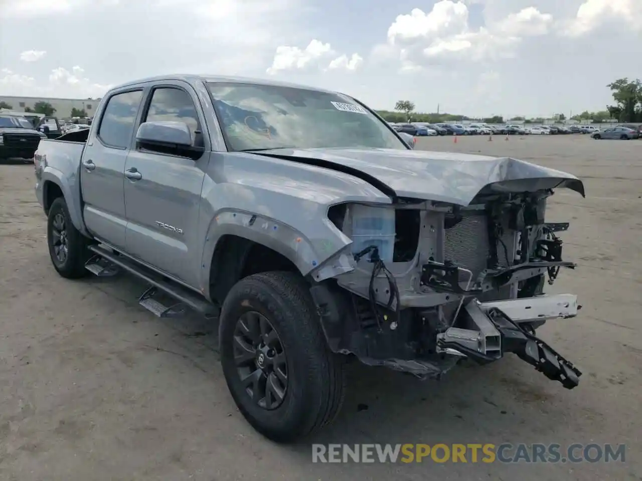 1 Photograph of a damaged car 3TMAZ5CN8MM151265 TOYOTA TACOMA 2021