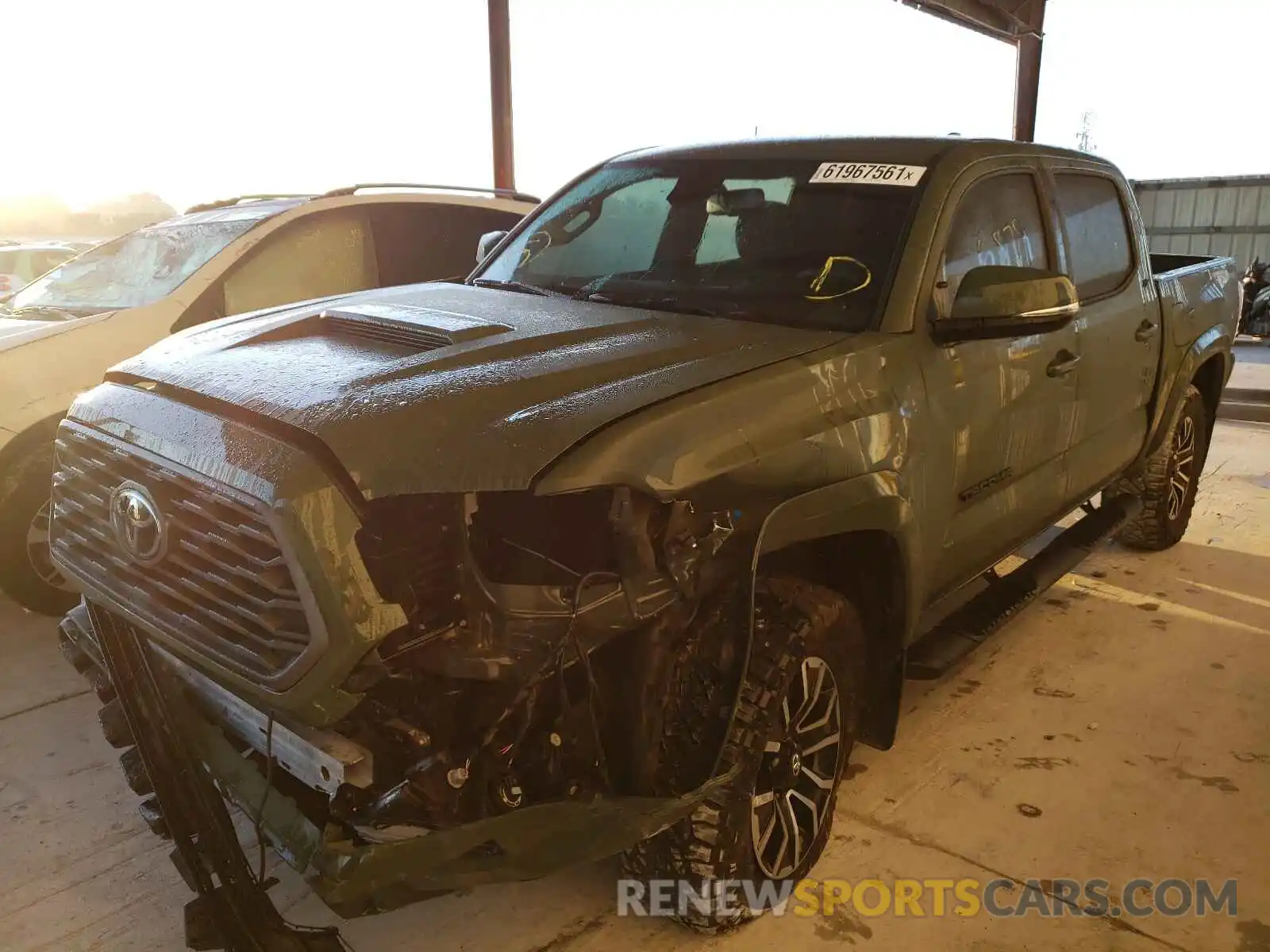 2 Photograph of a damaged car 3TMAZ5CN8MM151914 TOYOTA TACOMA 2021