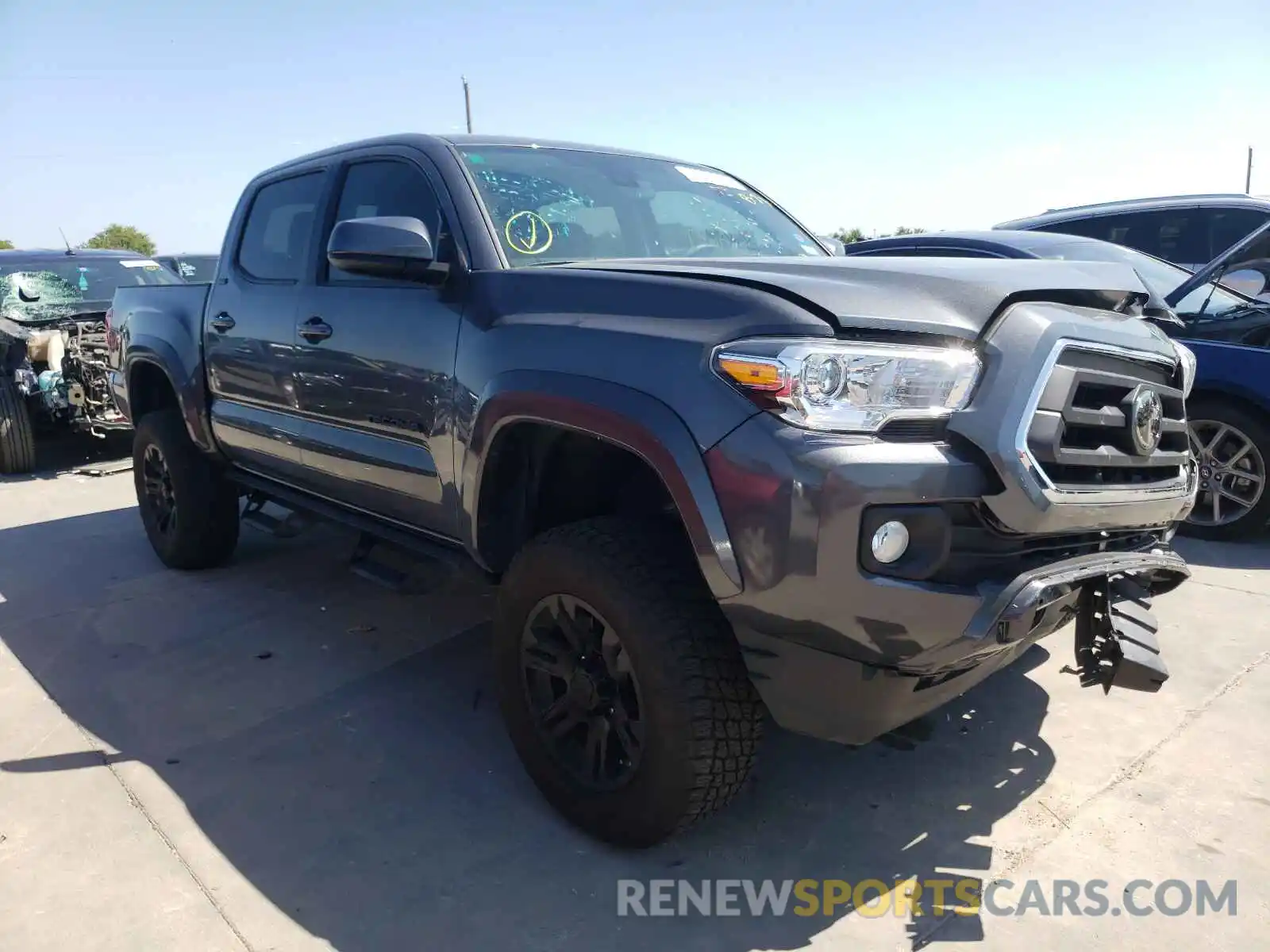 1 Photograph of a damaged car 3TMAZ5CN8MM152965 TOYOTA TACOMA 2021