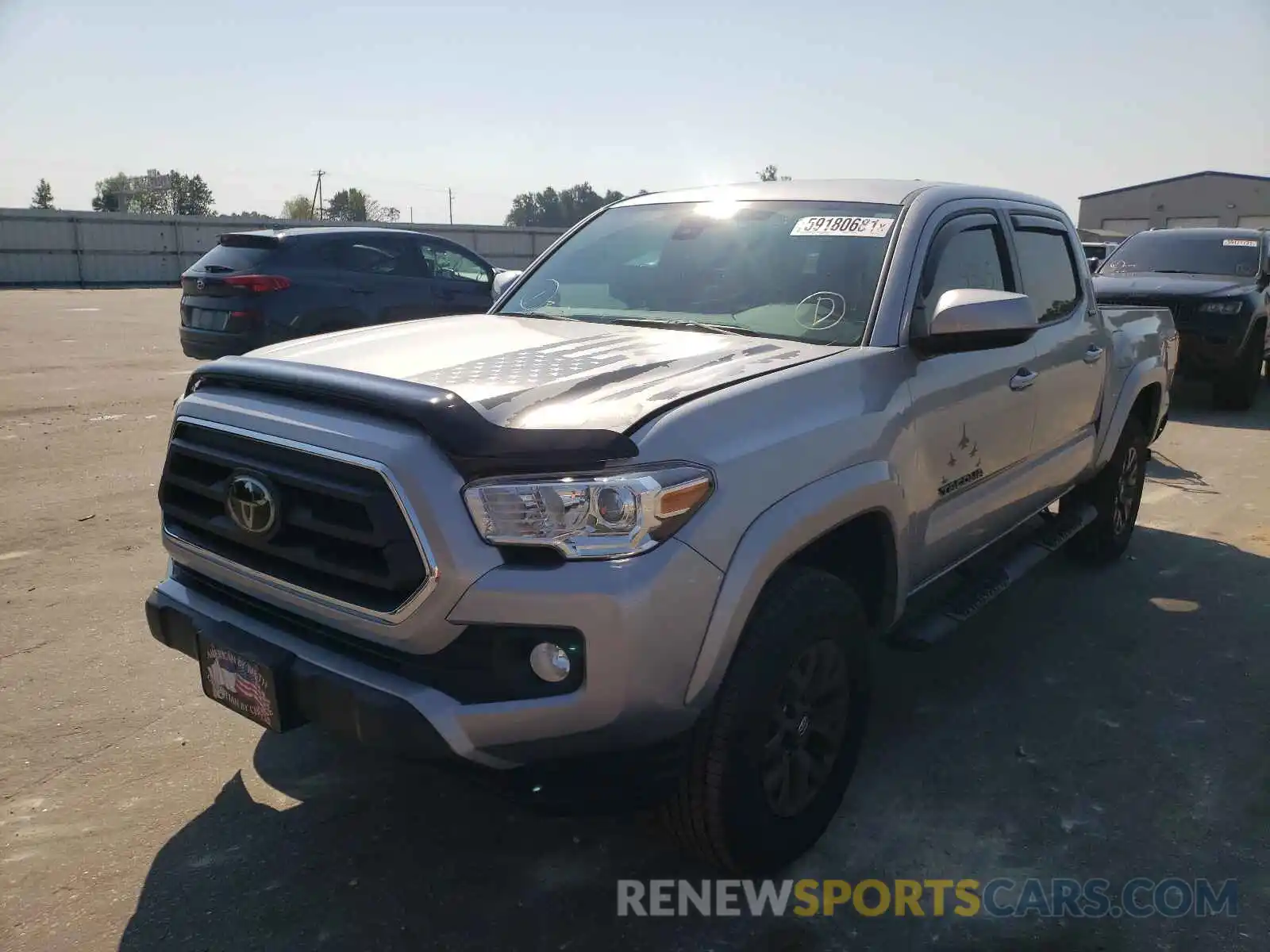 2 Photograph of a damaged car 3TMAZ5CN9MM147869 TOYOTA TACOMA 2021