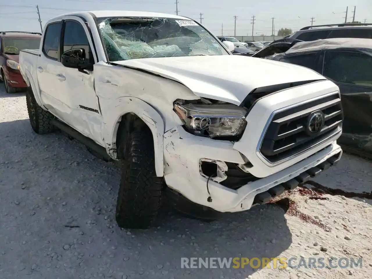 1 Photograph of a damaged car 3TMAZ5CN9MM149167 TOYOTA TACOMA 2021