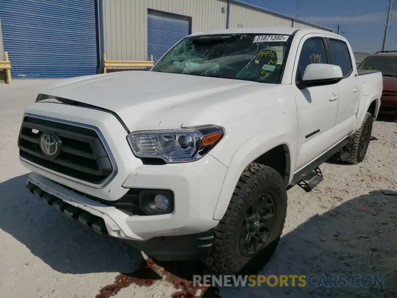 2 Photograph of a damaged car 3TMAZ5CN9MM149167 TOYOTA TACOMA 2021