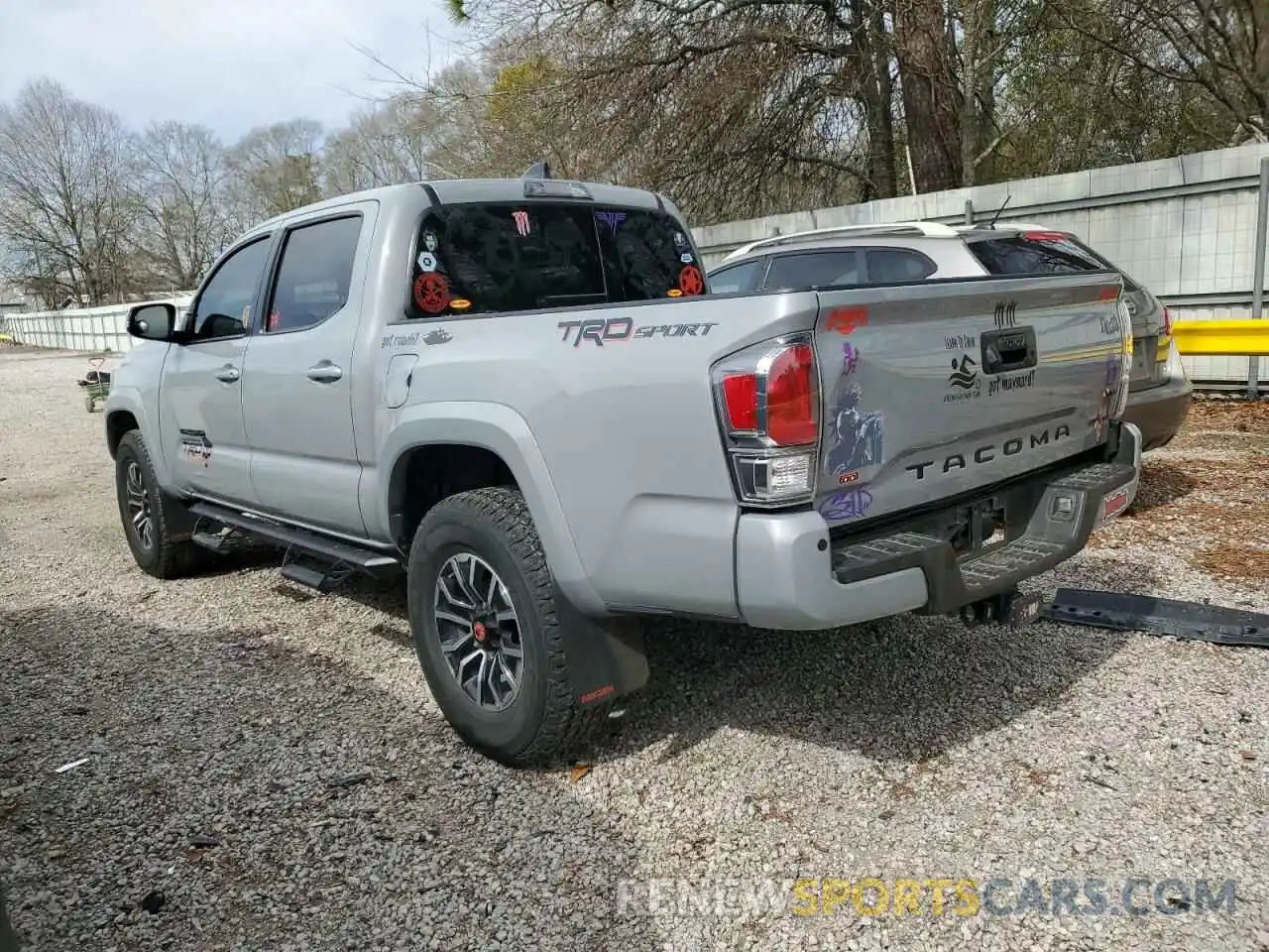 2 Photograph of a damaged car 3TMAZ5CN9MM149573 TOYOTA TACOMA 2021