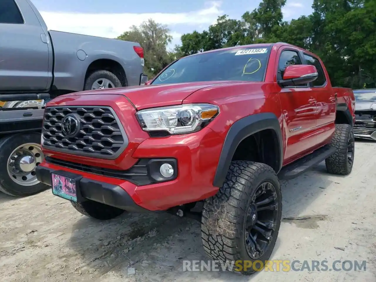 2 Photograph of a damaged car 3TMAZ5CN9MM151128 TOYOTA TACOMA 2021