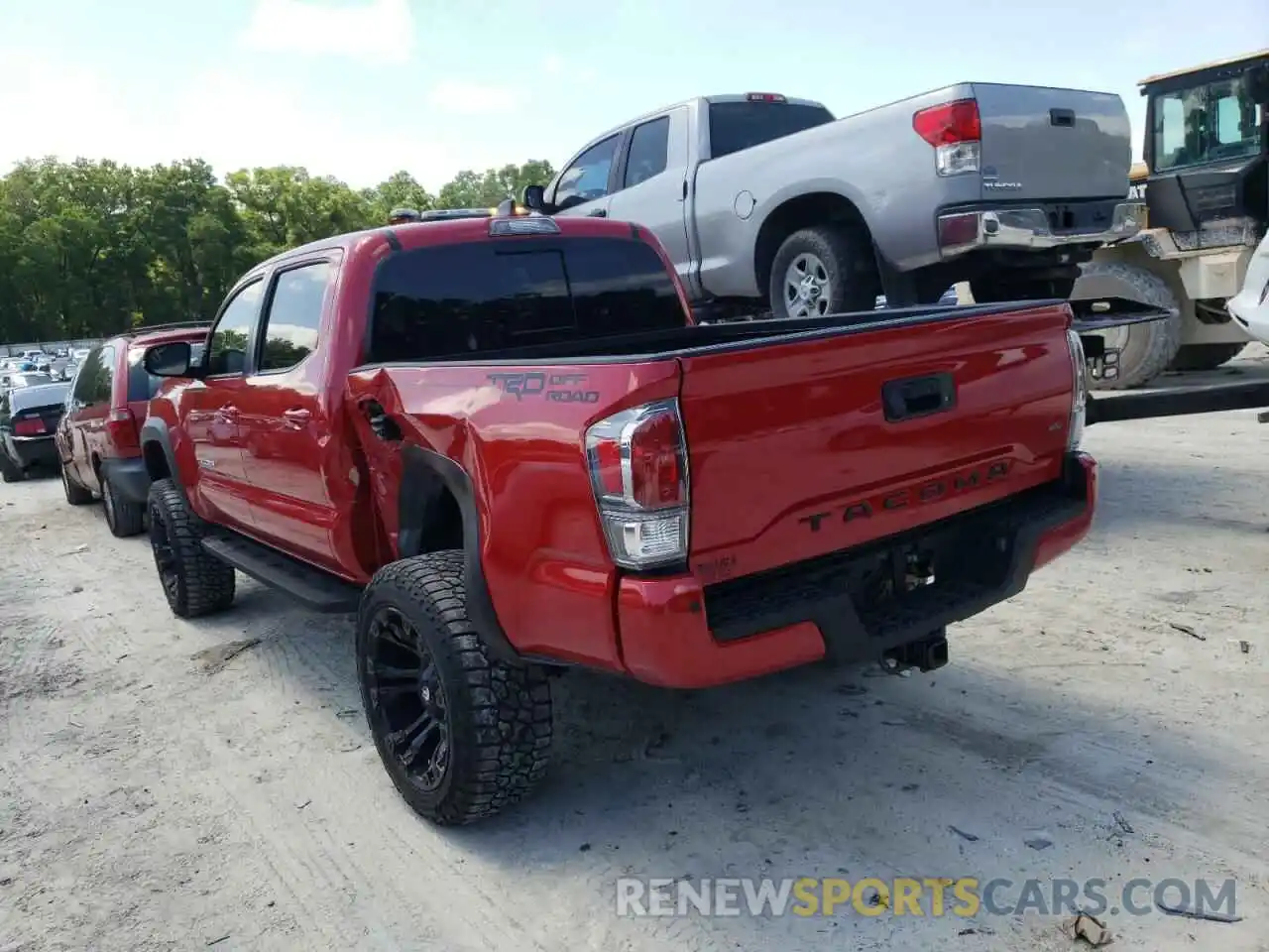 3 Photograph of a damaged car 3TMAZ5CN9MM151128 TOYOTA TACOMA 2021