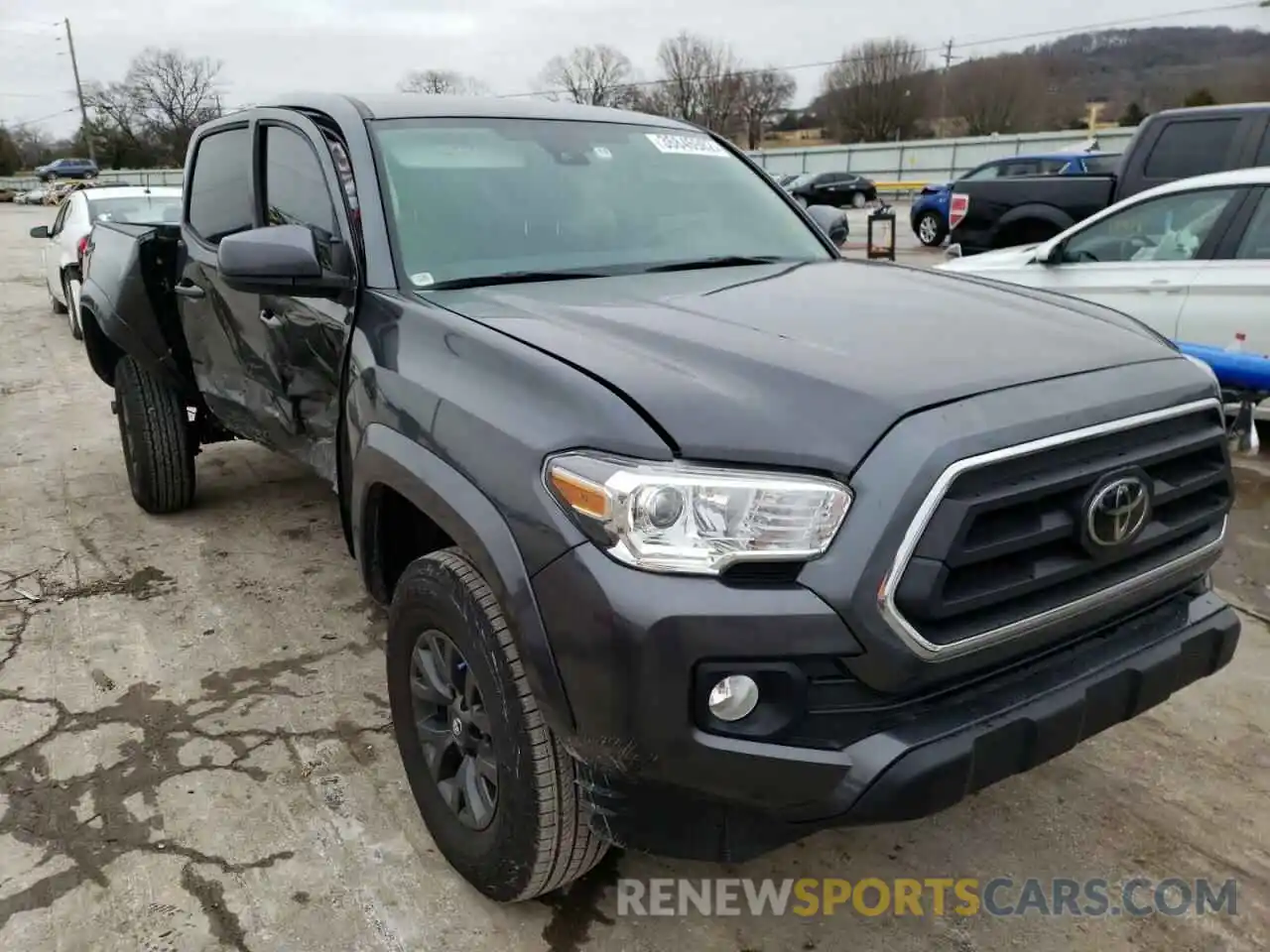 1 Photograph of a damaged car 3TMAZ5CN9MM153039 TOYOTA TACOMA 2021