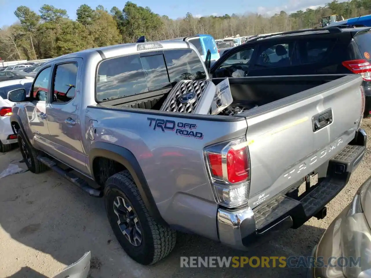 3 Photograph of a damaged car 3TMAZ5CN9MM153963 TOYOTA TACOMA 2021