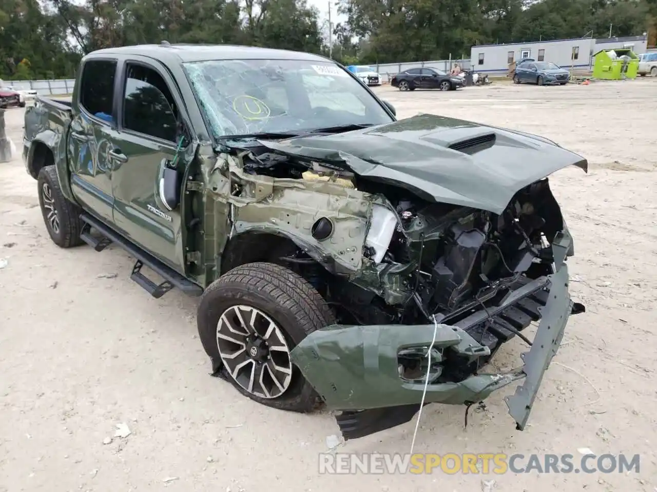 1 Photograph of a damaged car 3TMAZ5CN9MM155146 TOYOTA TACOMA 2021