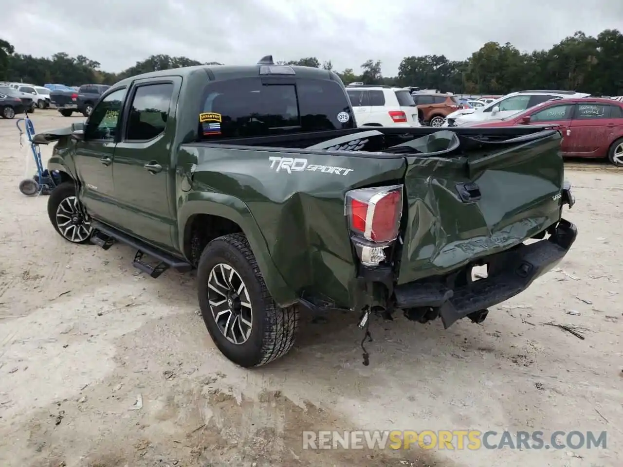 3 Photograph of a damaged car 3TMAZ5CN9MM155146 TOYOTA TACOMA 2021