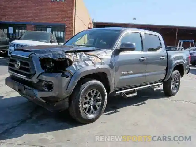 2 Photograph of a damaged car 3TMAZ5CN9MM156121 TOYOTA TACOMA 2021