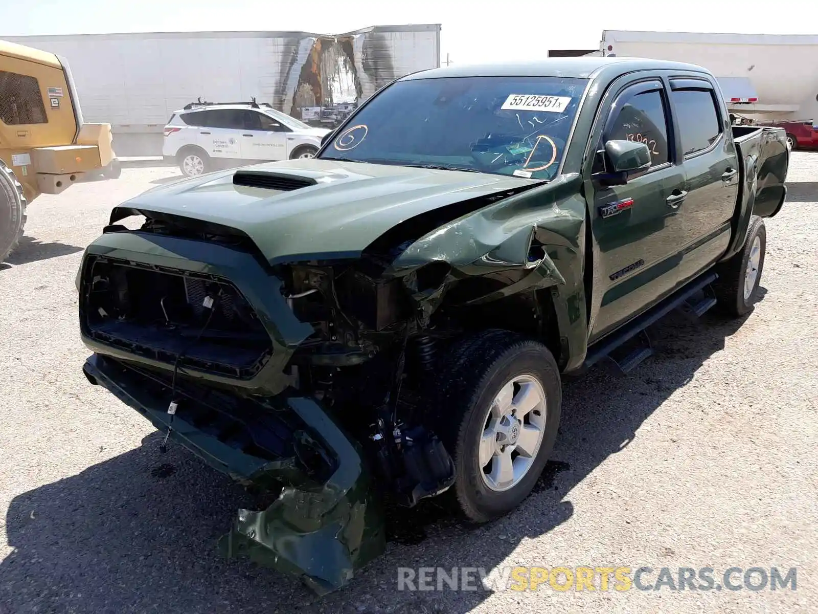 2 Photograph of a damaged car 3TMAZ5CNXMM140946 TOYOTA TACOMA 2021