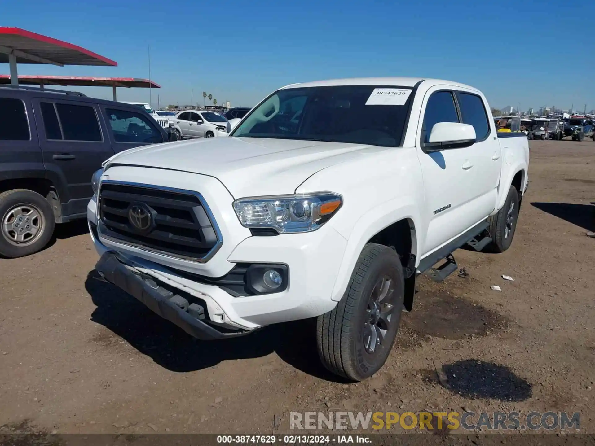 2 Photograph of a damaged car 3TMAZ5CNXMM146570 TOYOTA TACOMA 2021