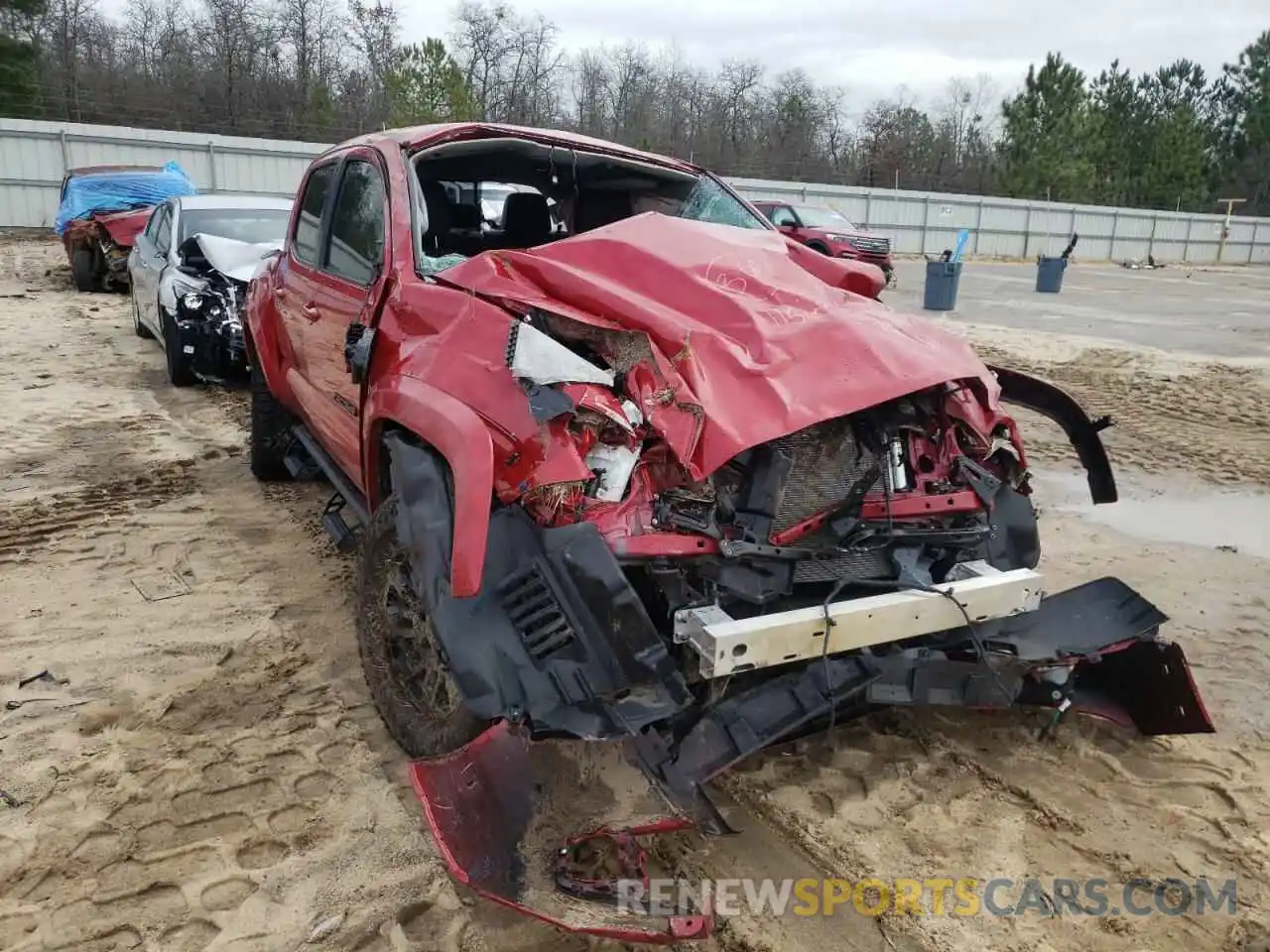 1 Photograph of a damaged car 3TMAZ5CNXMM147752 TOYOTA TACOMA 2021