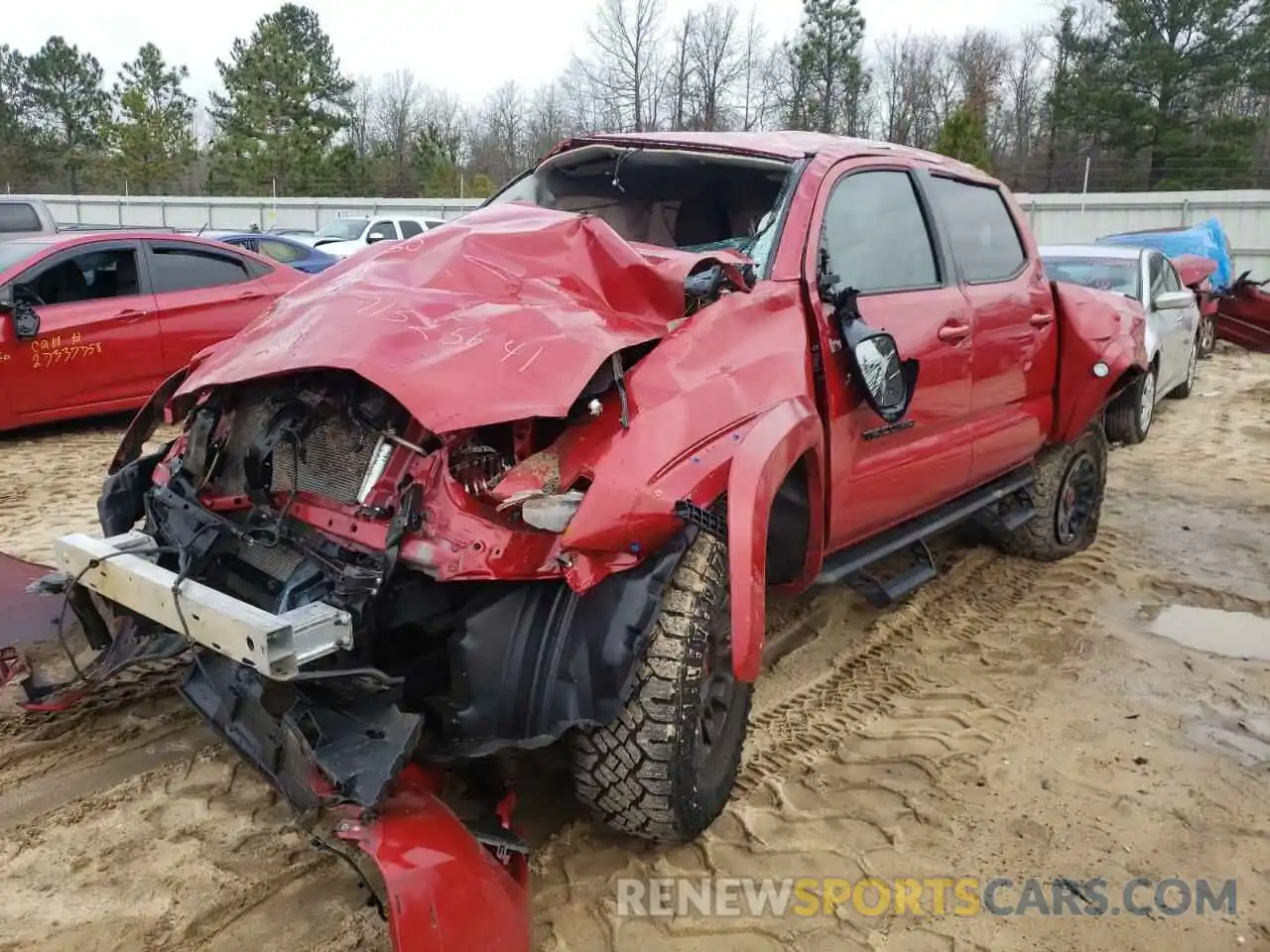 2 Photograph of a damaged car 3TMAZ5CNXMM147752 TOYOTA TACOMA 2021