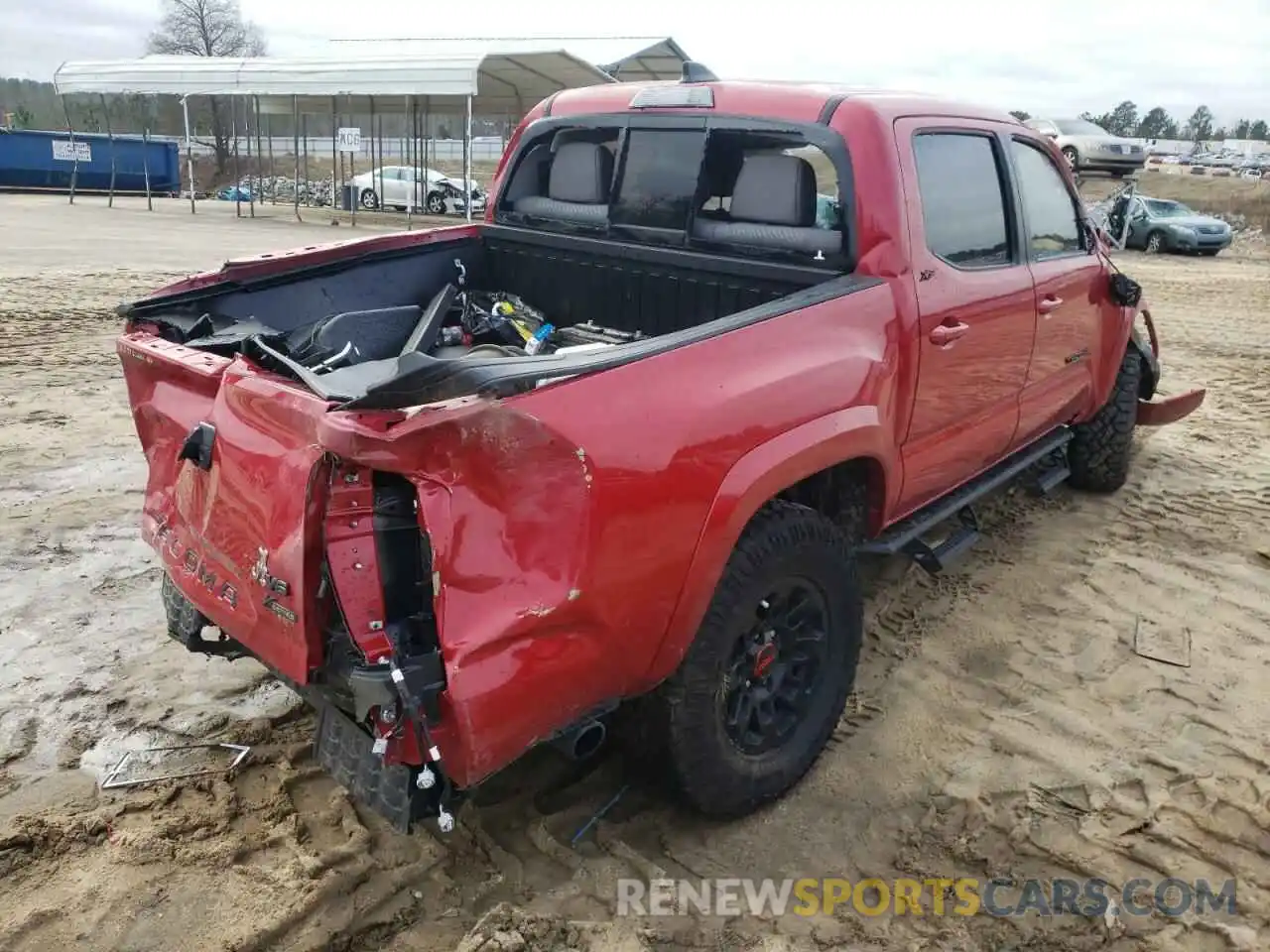 4 Фотография поврежденного автомобиля 3TMAZ5CNXMM147752 TOYOTA TACOMA 2021