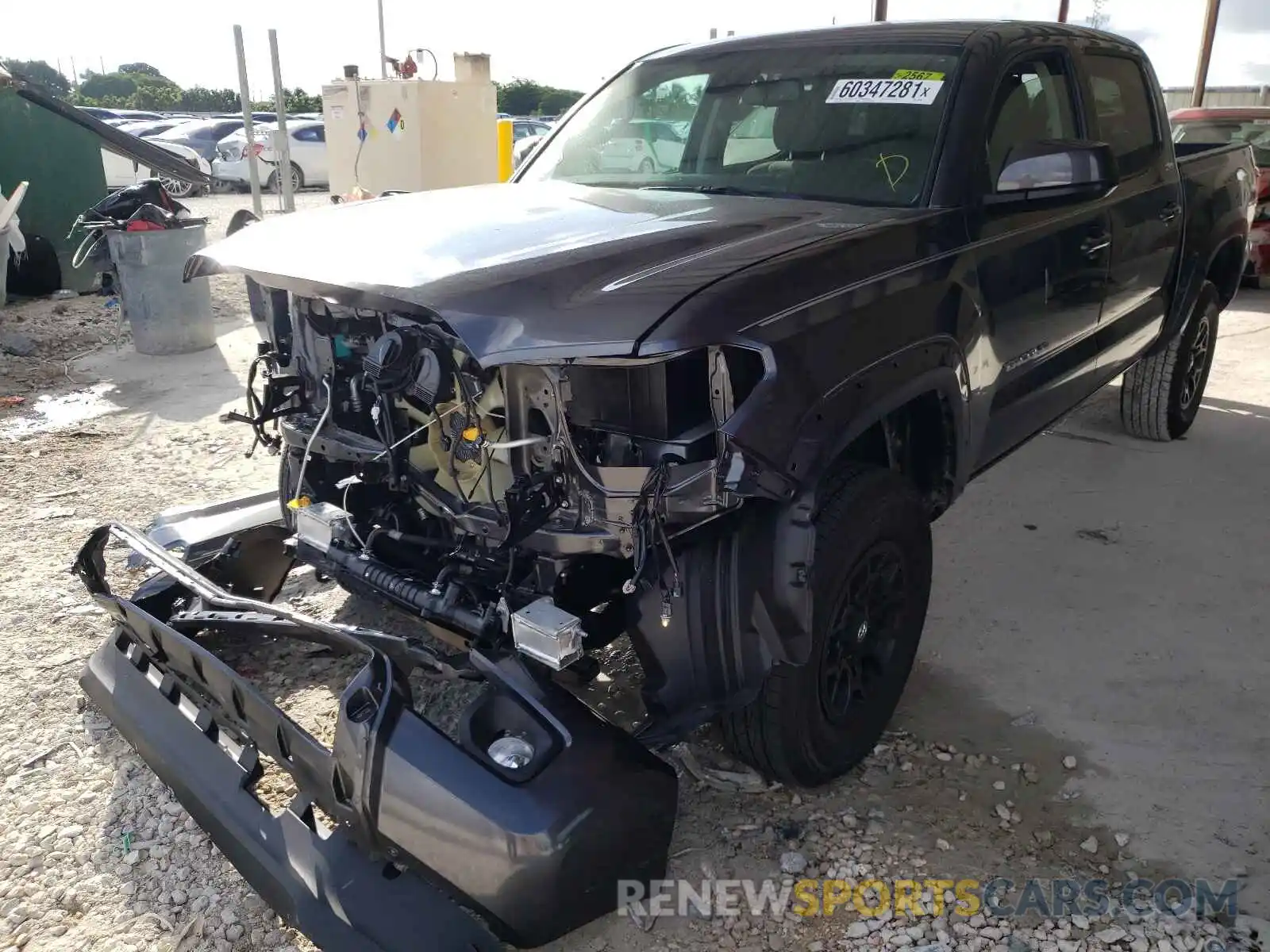 2 Photograph of a damaged car 3TMAZ5CNXMM148089 TOYOTA TACOMA 2021