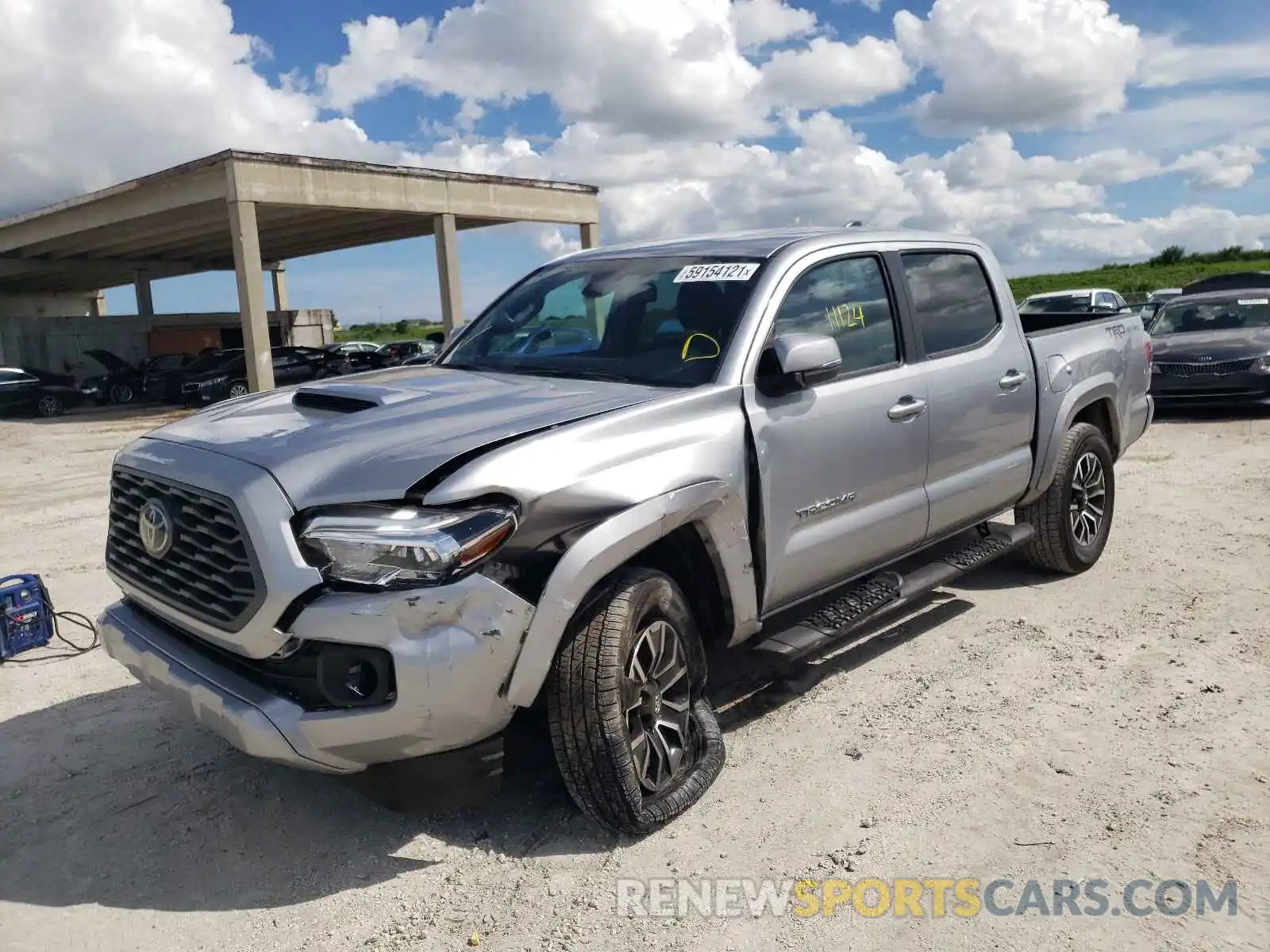 2 Photograph of a damaged car 3TMAZ5CNXMM148254 TOYOTA TACOMA 2021