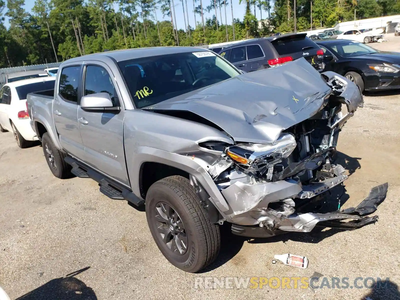 1 Photograph of a damaged car 3TMAZ5CNXMM148626 TOYOTA TACOMA 2021