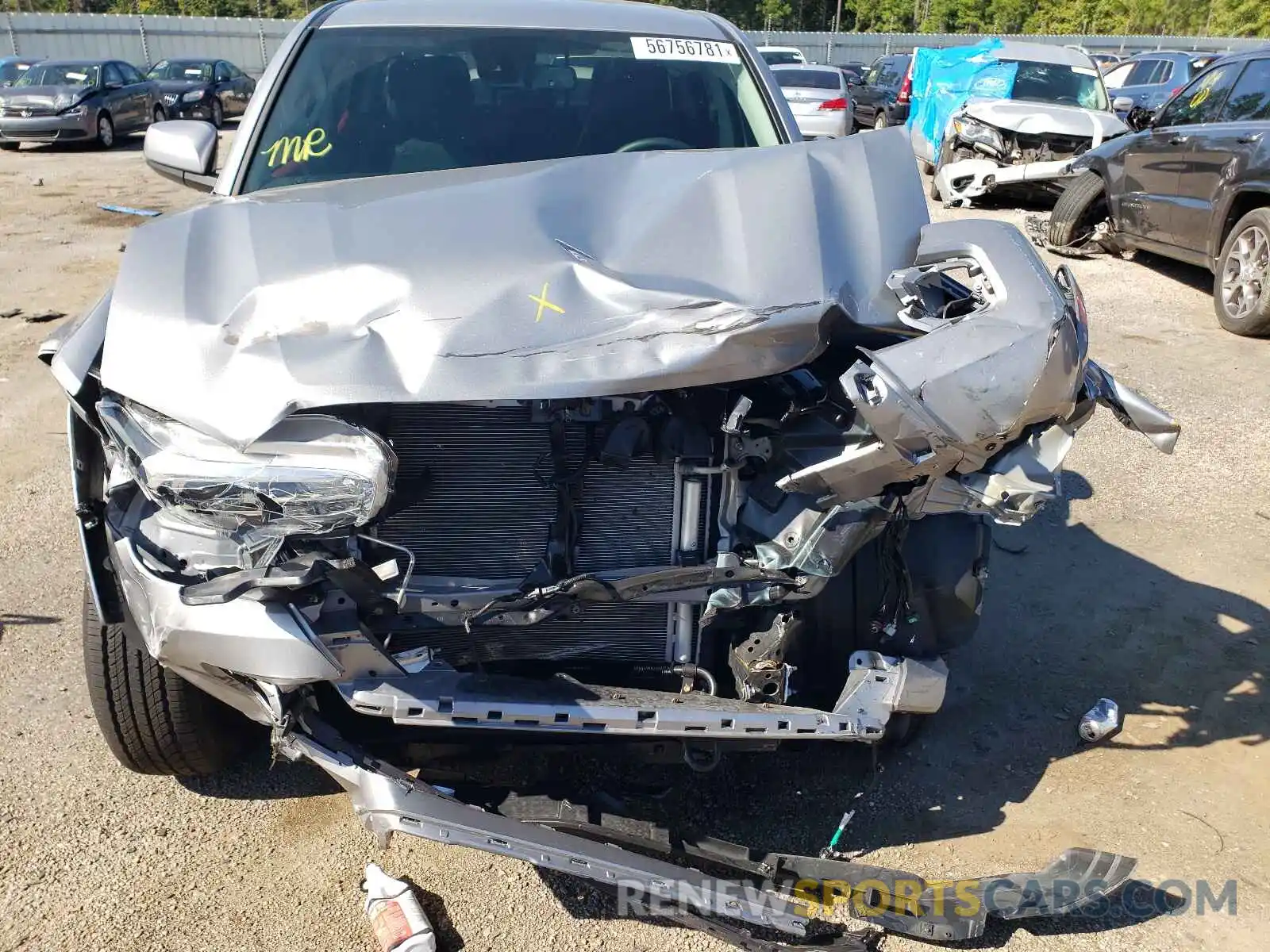 9 Photograph of a damaged car 3TMAZ5CNXMM148626 TOYOTA TACOMA 2021