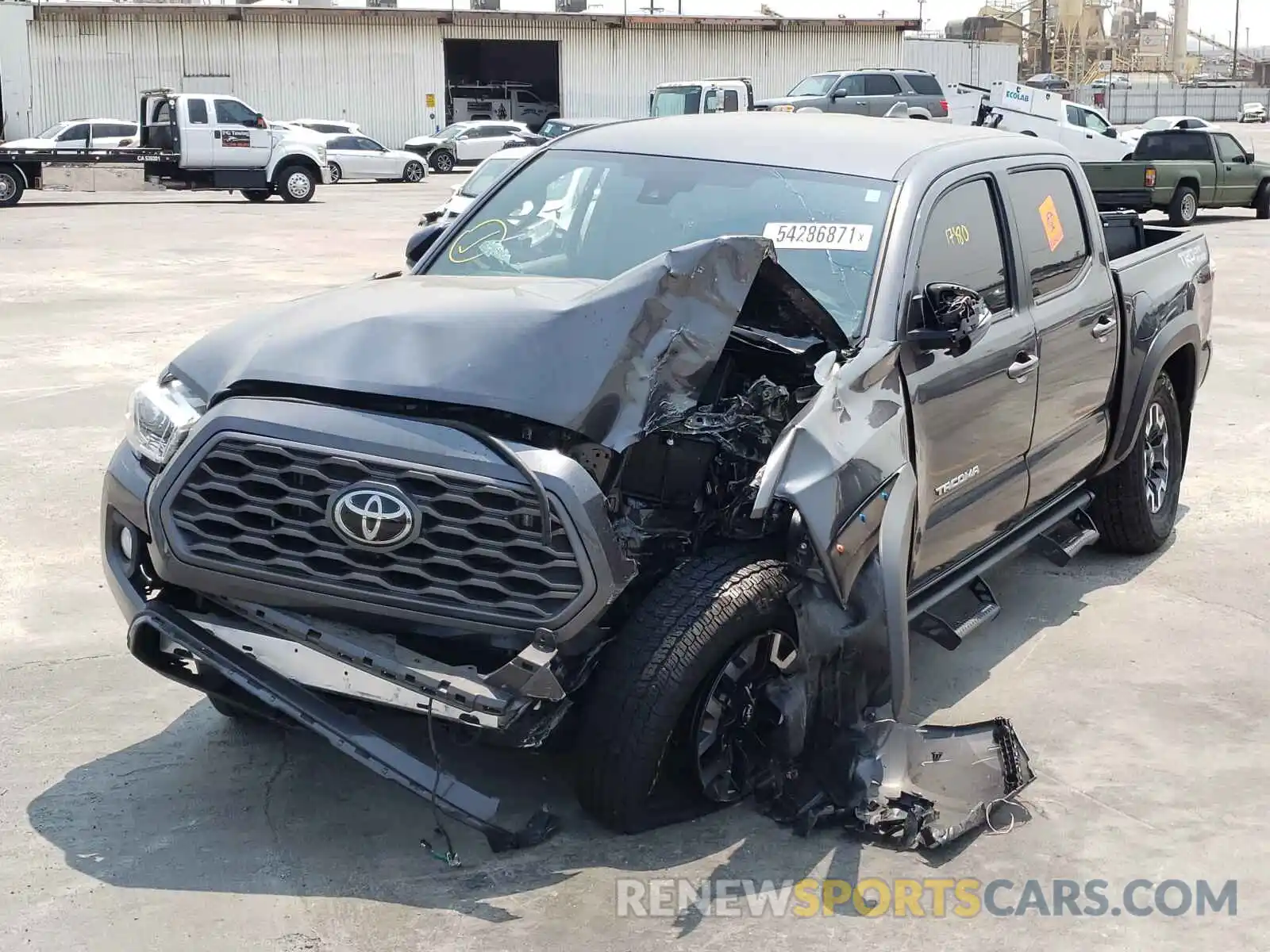 2 Photograph of a damaged car 3TMAZ5CNXMM152059 TOYOTA TACOMA 2021