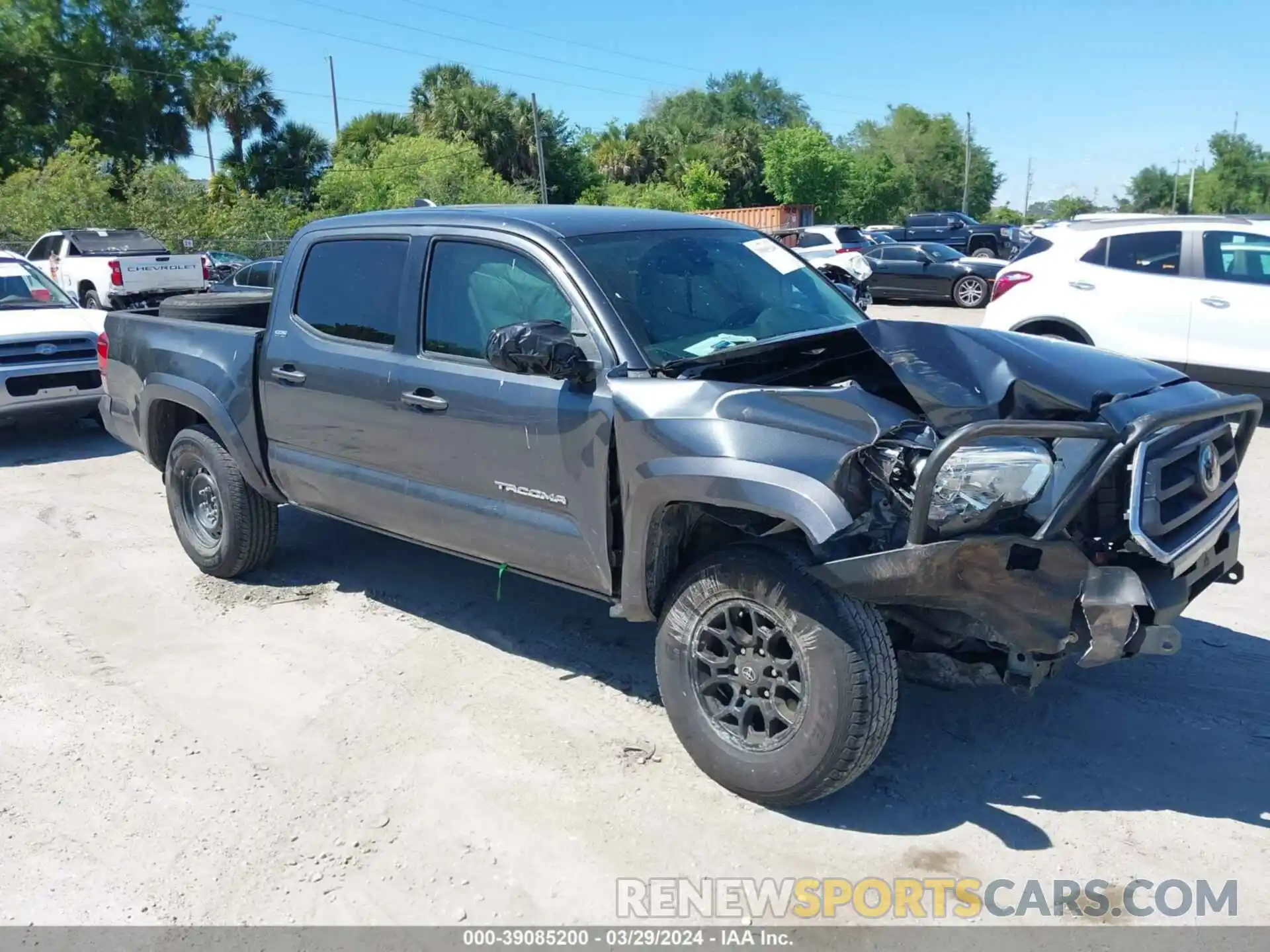 1 Photograph of a damaged car 3TMAZ5CNXMM156757 TOYOTA TACOMA 2021