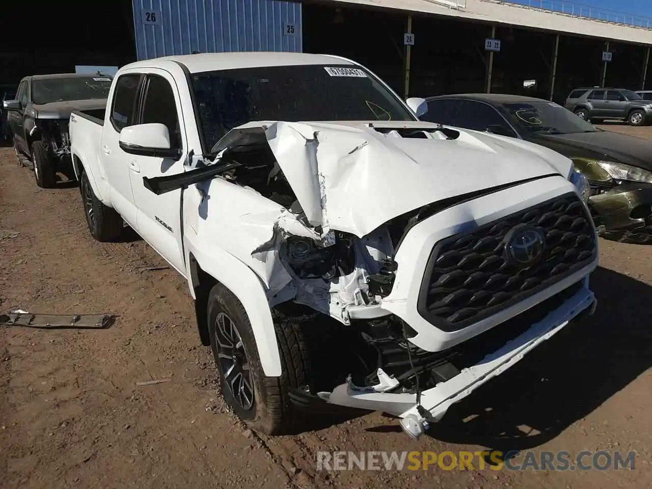 1 Photograph of a damaged car 3TMBZ5DN1MM031035 TOYOTA TACOMA 2021