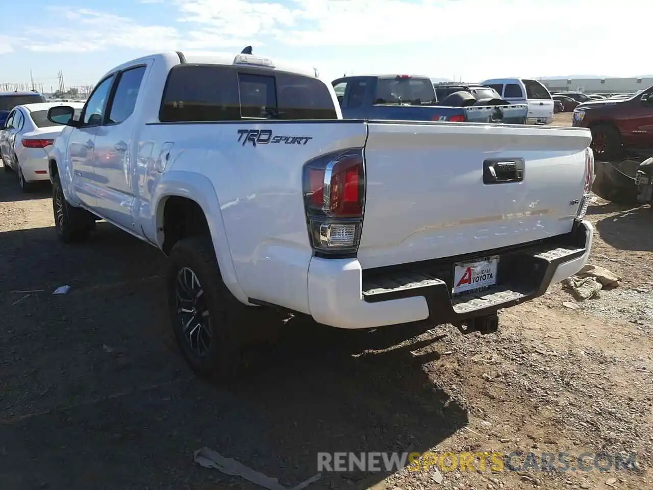 3 Photograph of a damaged car 3TMBZ5DN1MM031035 TOYOTA TACOMA 2021