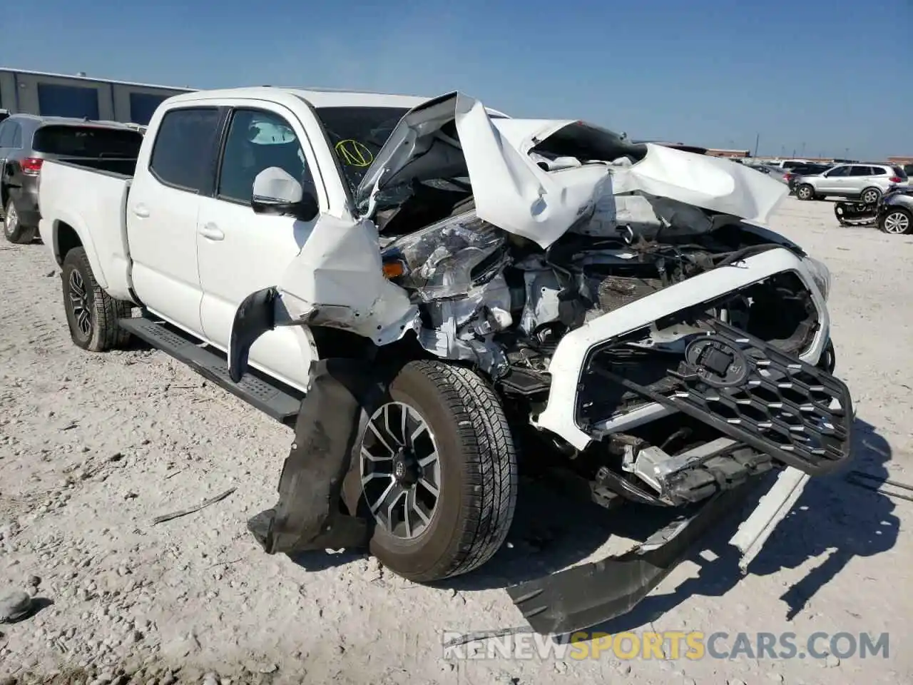 1 Photograph of a damaged car 3TMBZ5DN2MM030993 TOYOTA TACOMA 2021