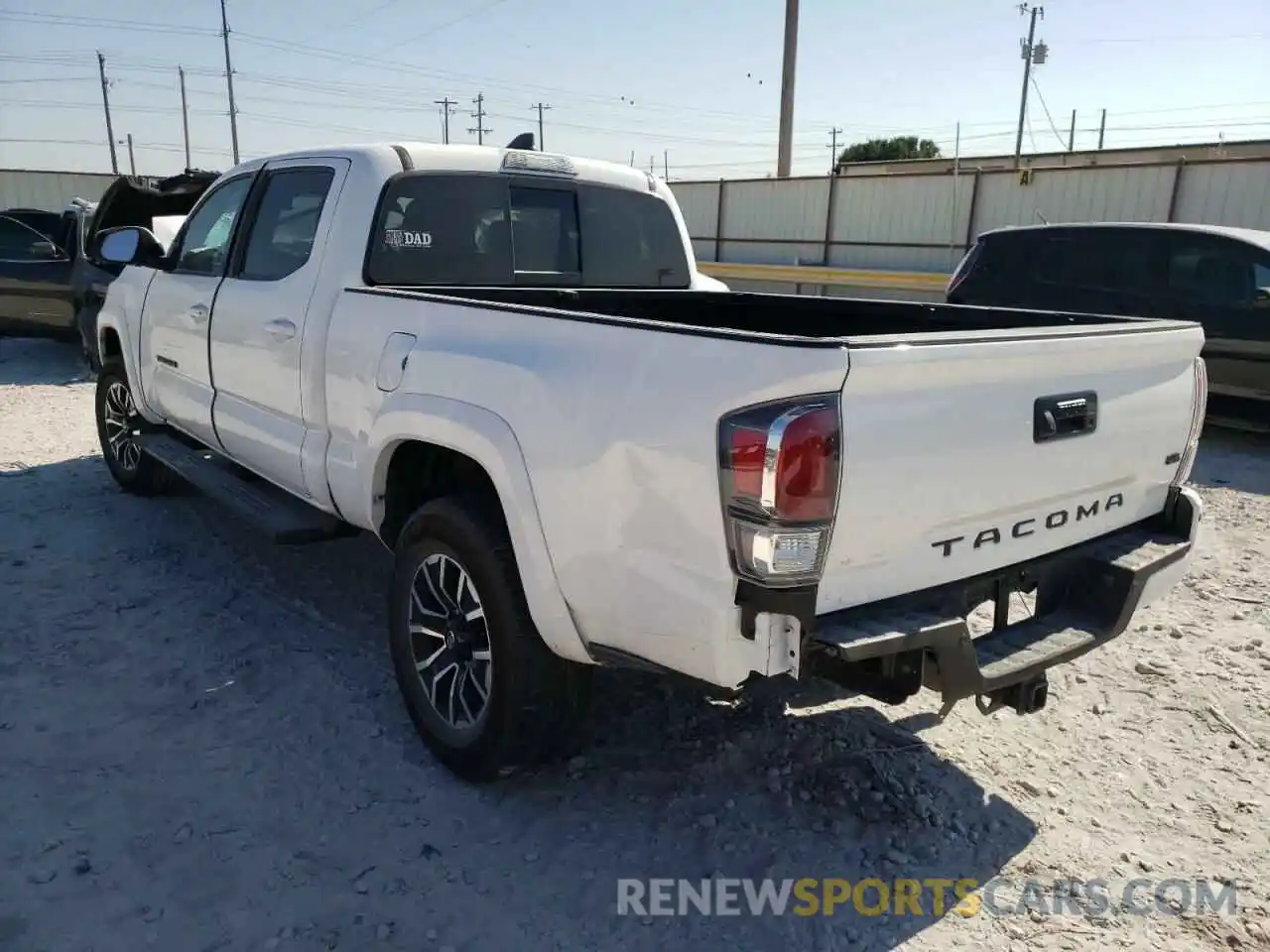 3 Photograph of a damaged car 3TMBZ5DN2MM030993 TOYOTA TACOMA 2021