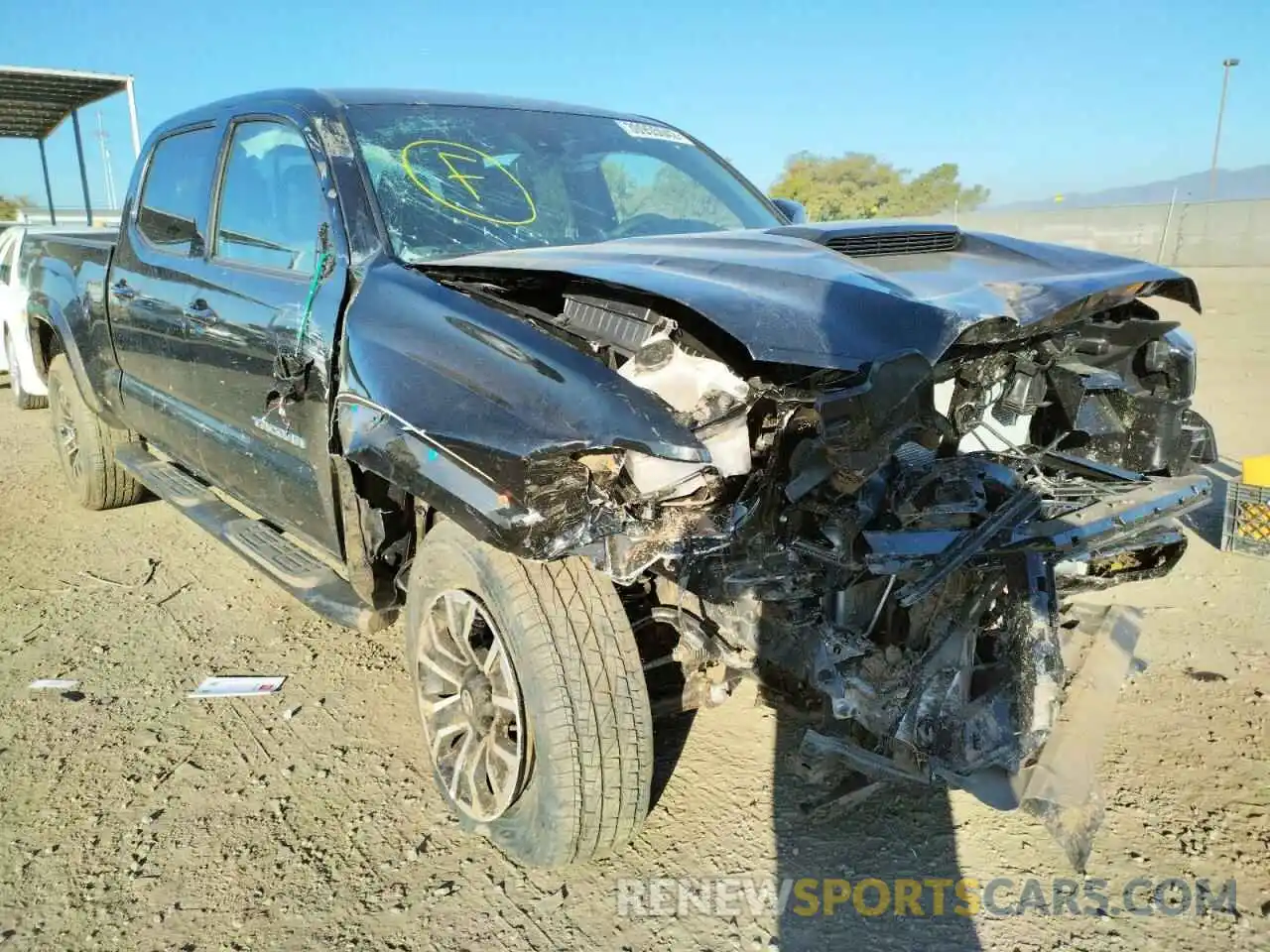 1 Photograph of a damaged car 3TMBZ5DN2MM032226 TOYOTA TACOMA 2021