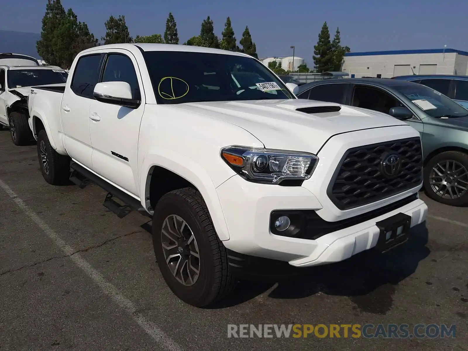 1 Photograph of a damaged car 3TMBZ5DN3MM030808 TOYOTA TACOMA 2021