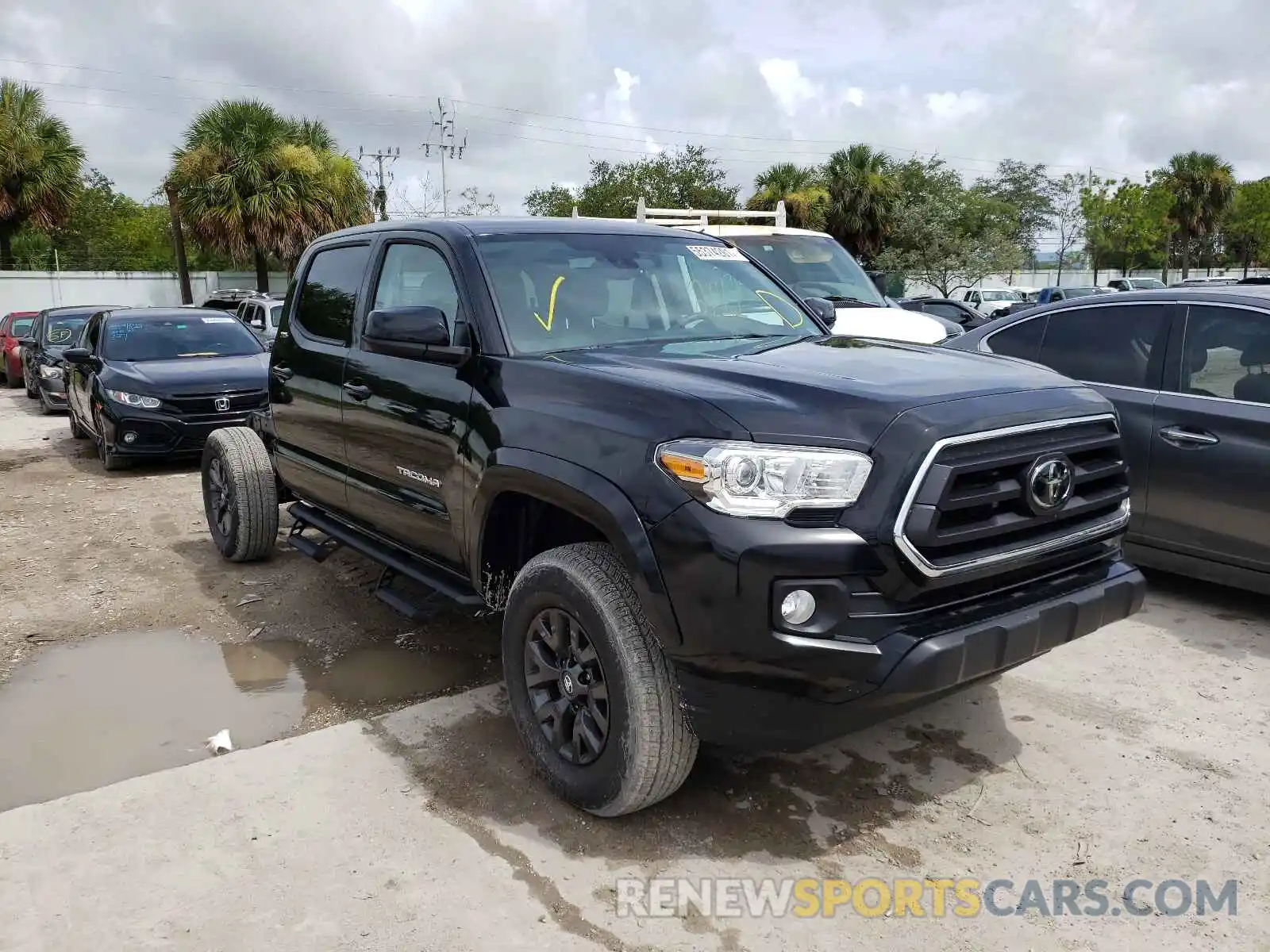 1 Photograph of a damaged car 3TMBZ5DN4MM031451 TOYOTA TACOMA 2021