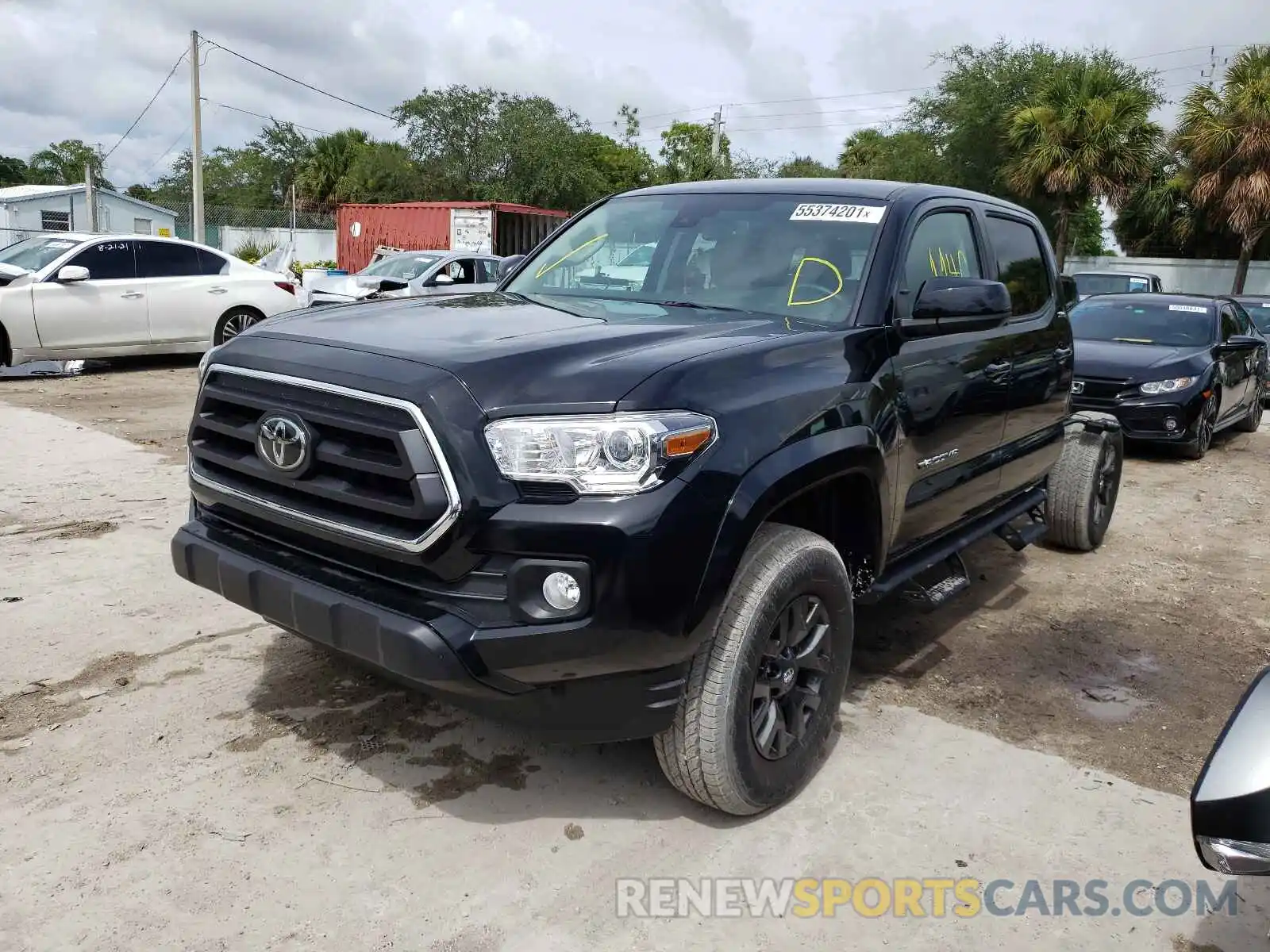 2 Photograph of a damaged car 3TMBZ5DN4MM031451 TOYOTA TACOMA 2021