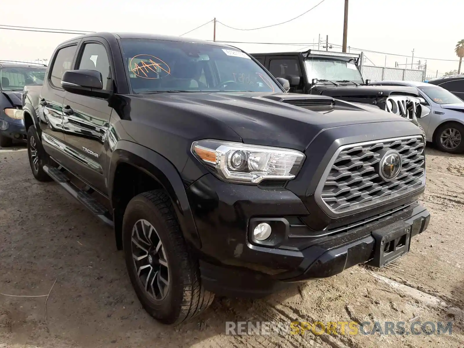 1 Photograph of a damaged car 3TMBZ5DN5MM027795 TOYOTA TACOMA 2021