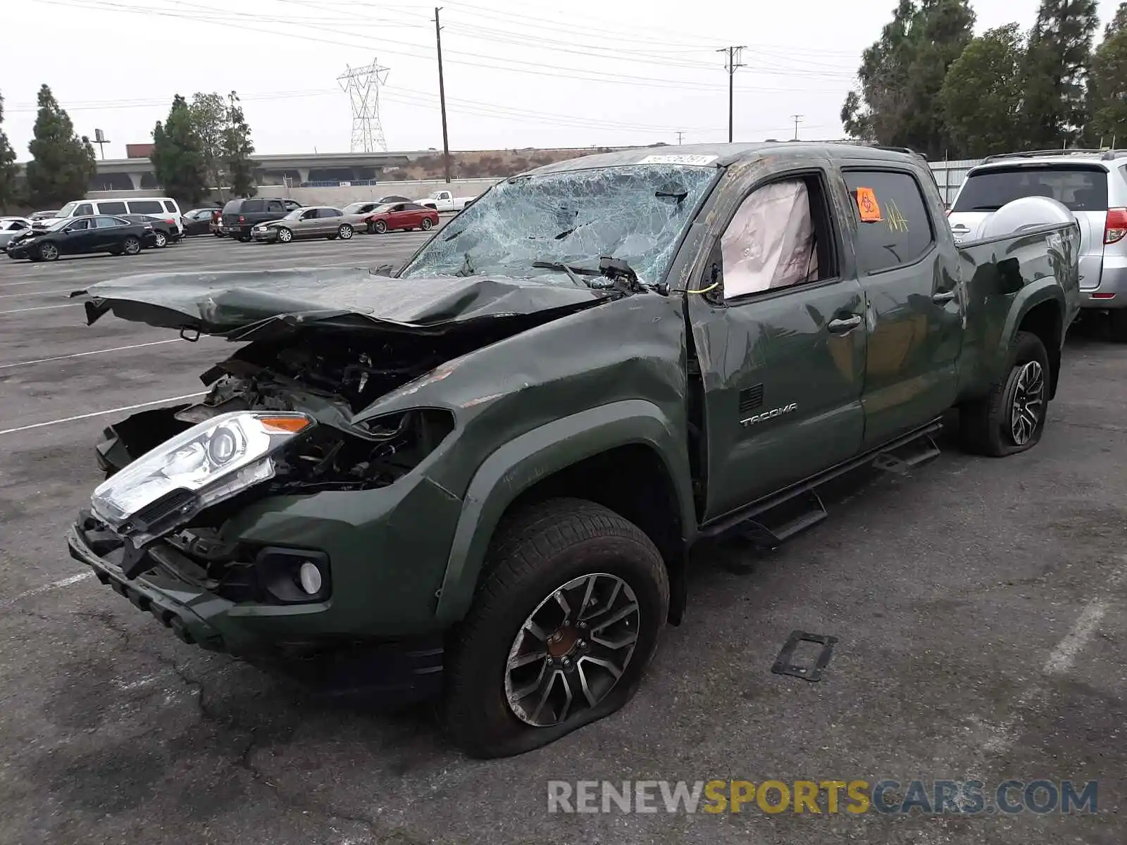 2 Photograph of a damaged car 3TMBZ5DN5MM028123 TOYOTA TACOMA 2021