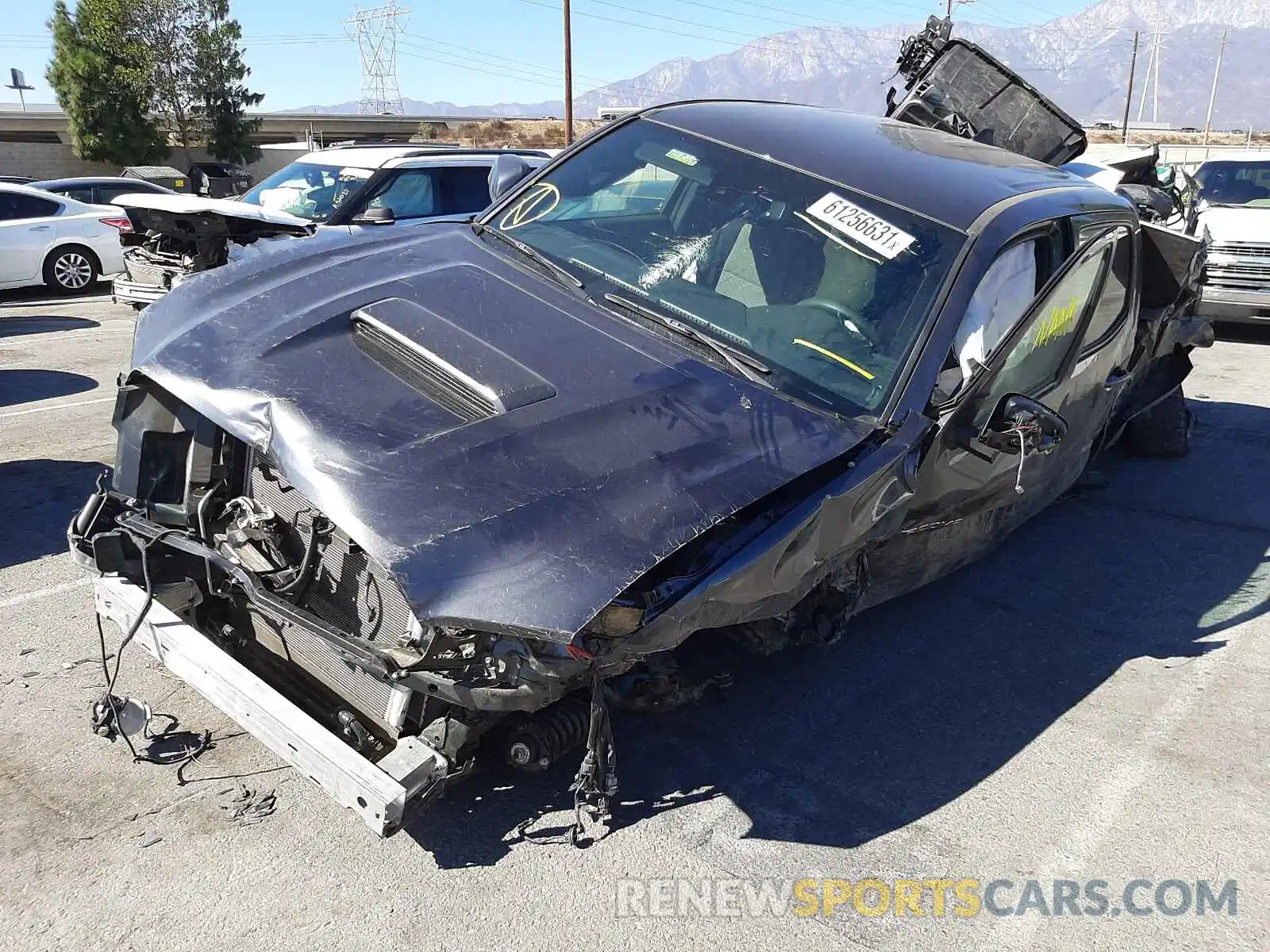 2 Photograph of a damaged car 3TMBZ5DN5MM030681 TOYOTA TACOMA 2021