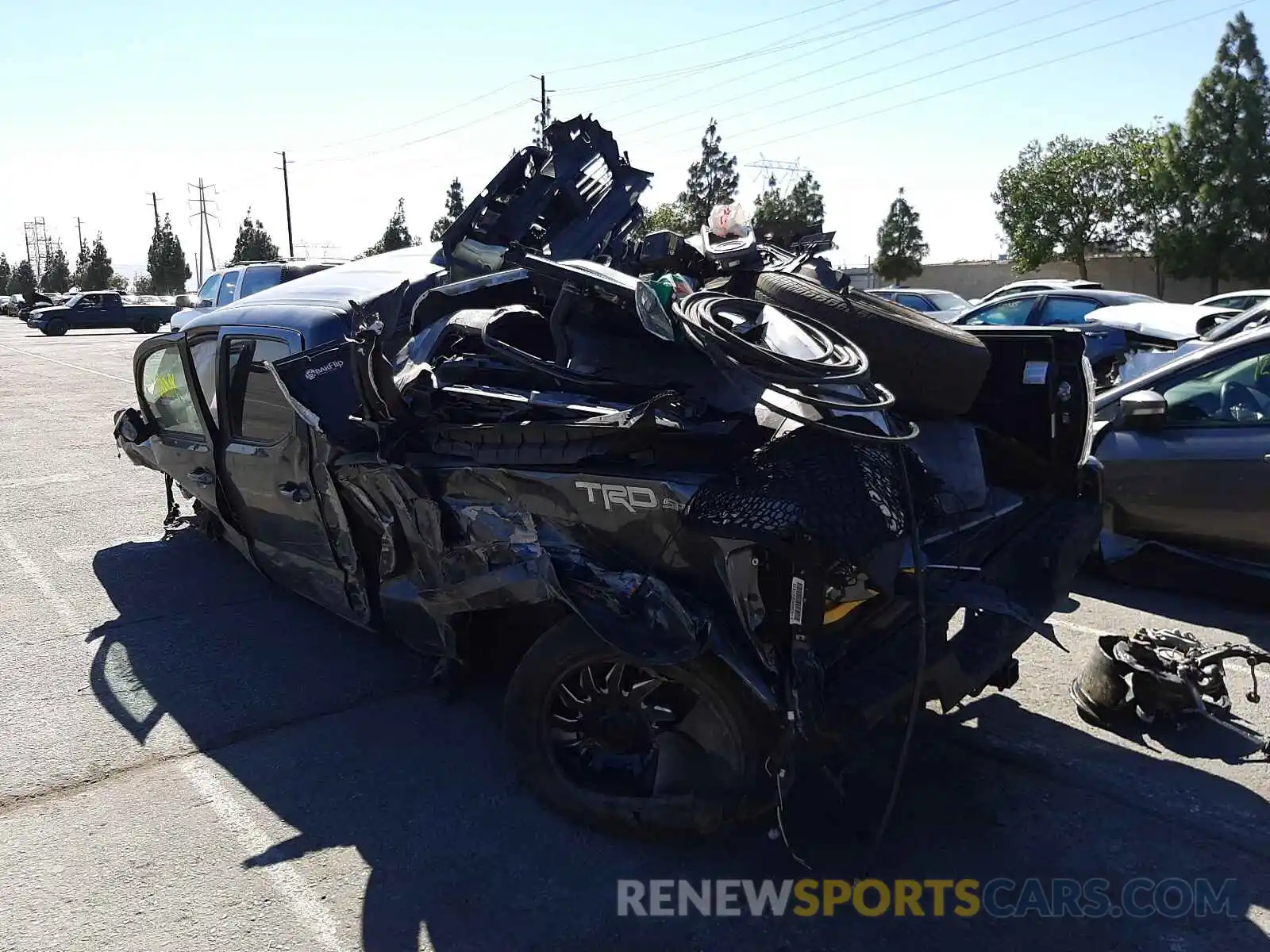 3 Photograph of a damaged car 3TMBZ5DN5MM030681 TOYOTA TACOMA 2021