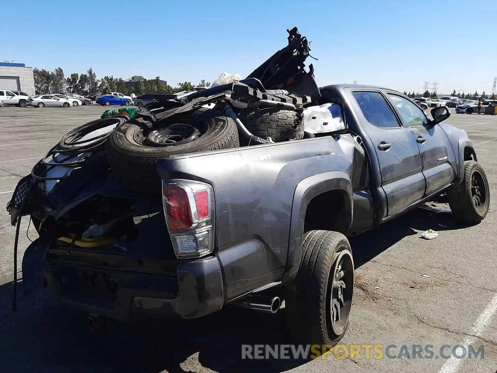 4 Photograph of a damaged car 3TMBZ5DN5MM030681 TOYOTA TACOMA 2021