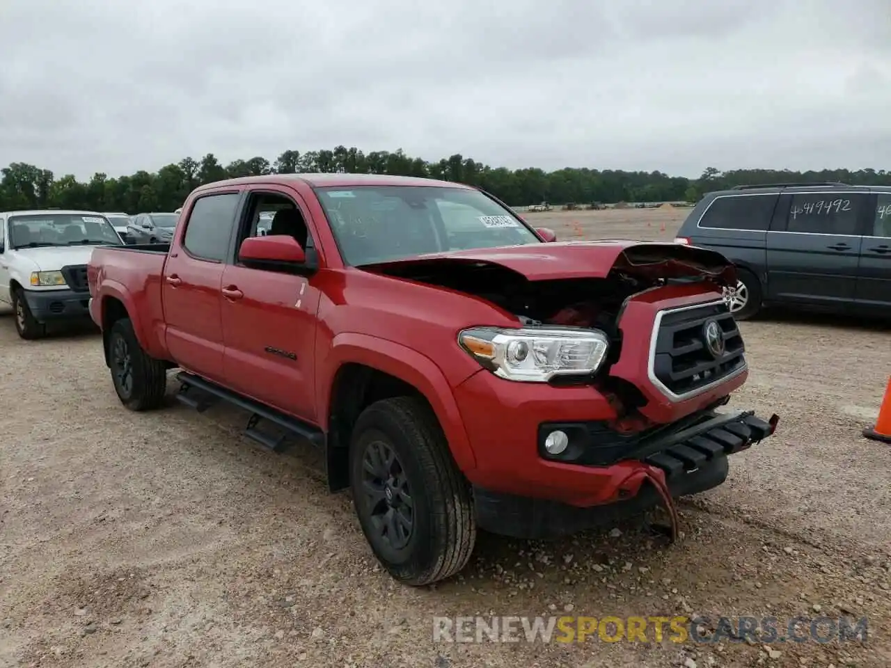 1 Photograph of a damaged car 3TMBZ5DN6MM028633 TOYOTA TACOMA 2021