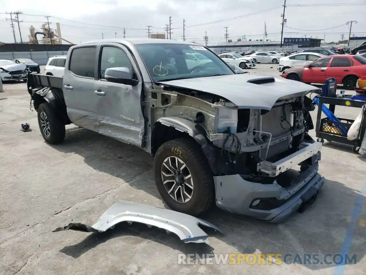 1 Photograph of a damaged car 3TMBZ5DN6MM031127 TOYOTA TACOMA 2021