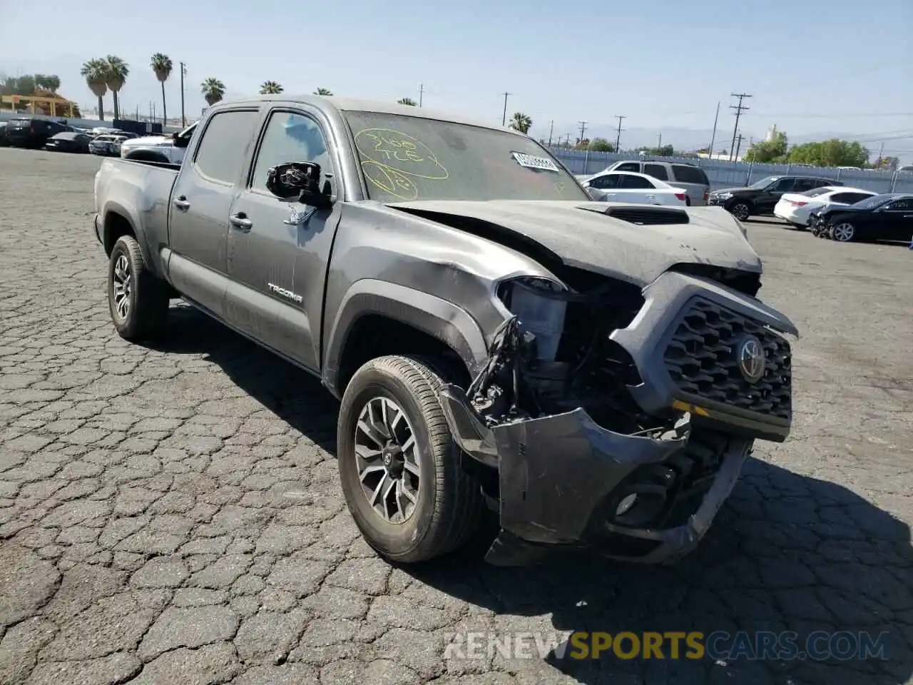 1 Photograph of a damaged car 3TMBZ5DN8MM028116 TOYOTA TACOMA 2021