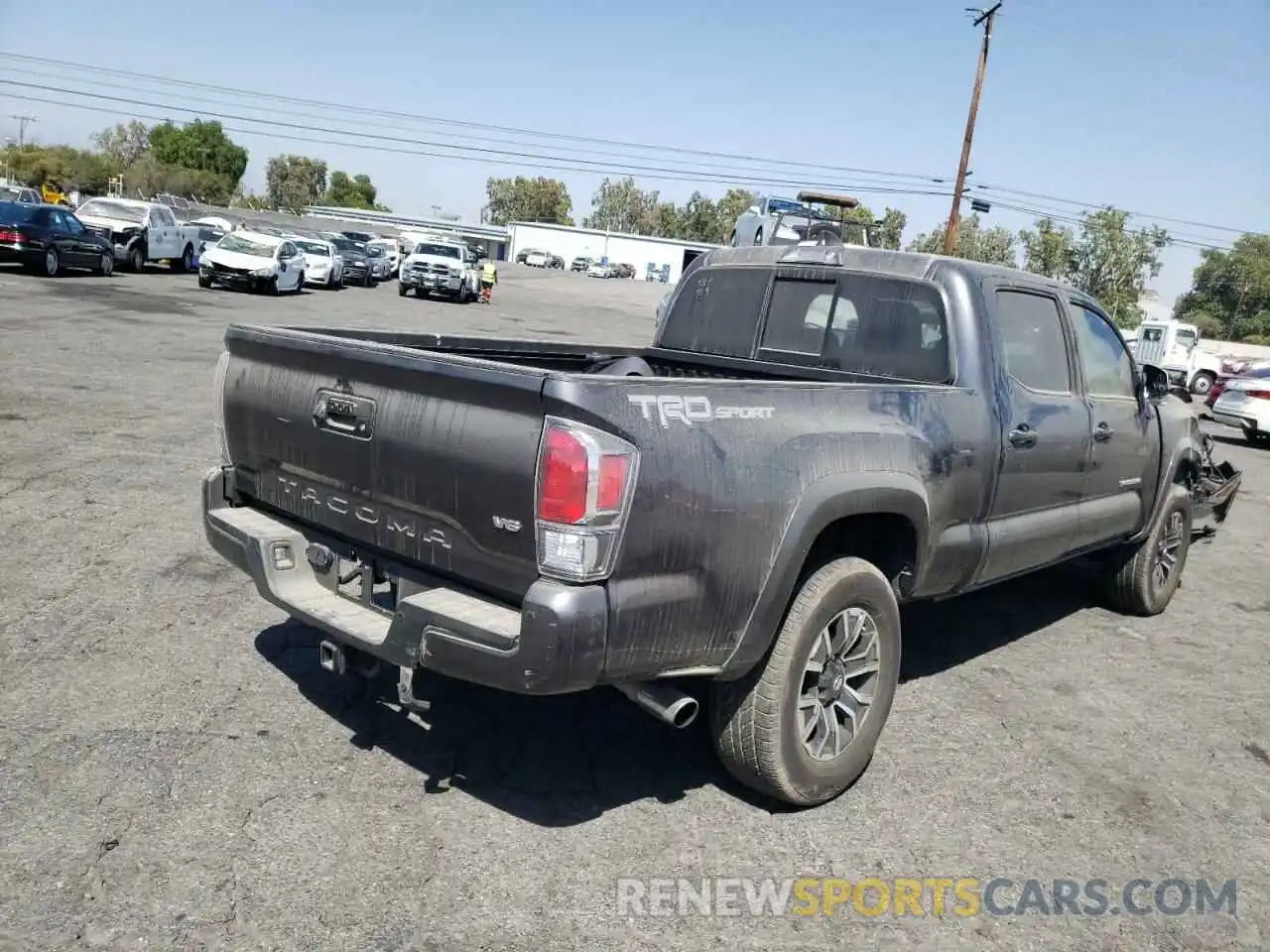 4 Photograph of a damaged car 3TMBZ5DN8MM028116 TOYOTA TACOMA 2021