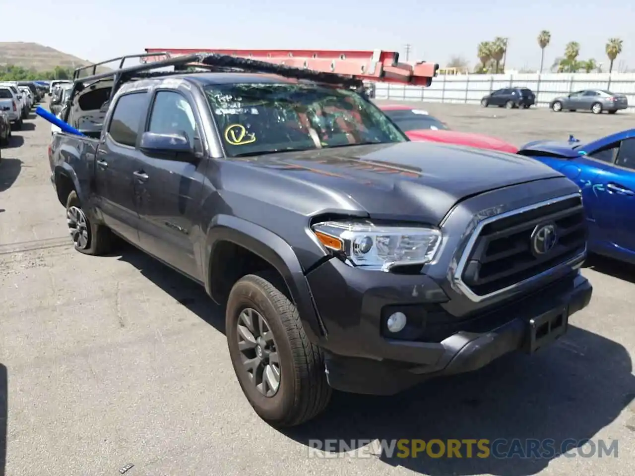 1 Photograph of a damaged car 3TMBZ5DN8MM028889 TOYOTA TACOMA 2021