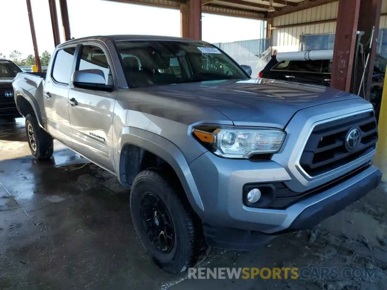 1 Photograph of a damaged car 3TMBZ5DN8MM030741 TOYOTA TACOMA 2021