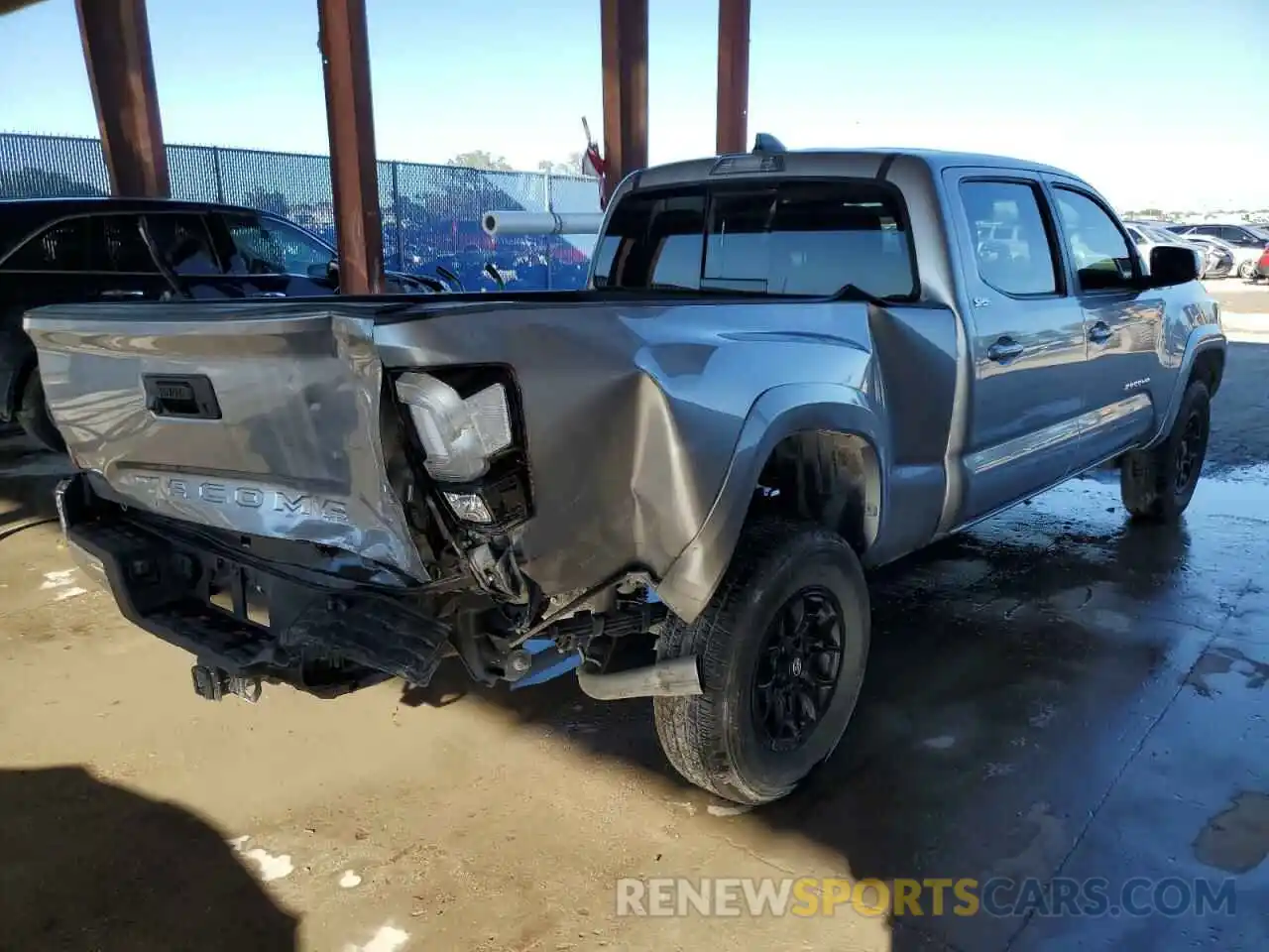 4 Photograph of a damaged car 3TMBZ5DN8MM030741 TOYOTA TACOMA 2021