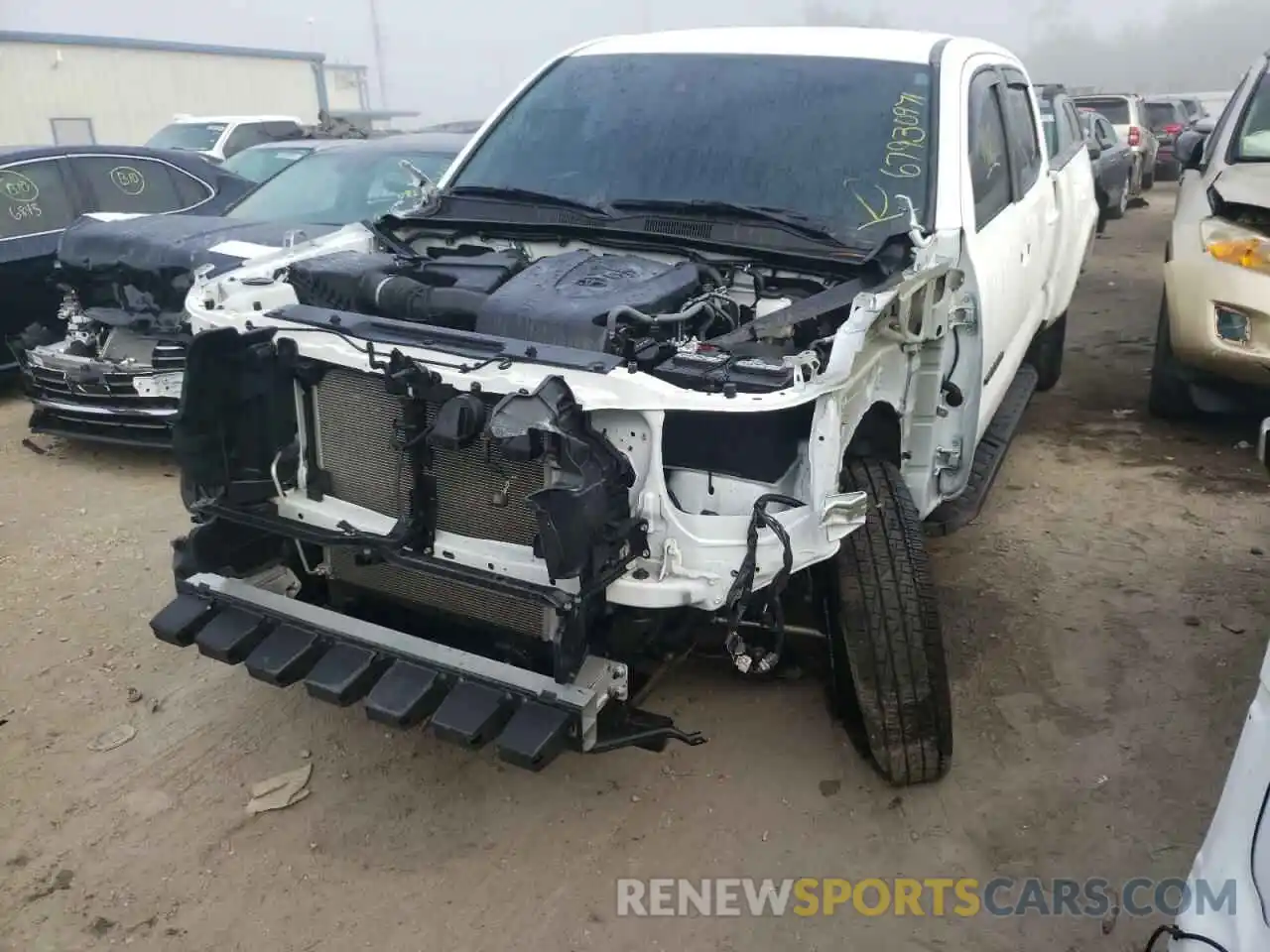 9 Photograph of a damaged car 3TMBZ5DN8MM031131 TOYOTA TACOMA 2021