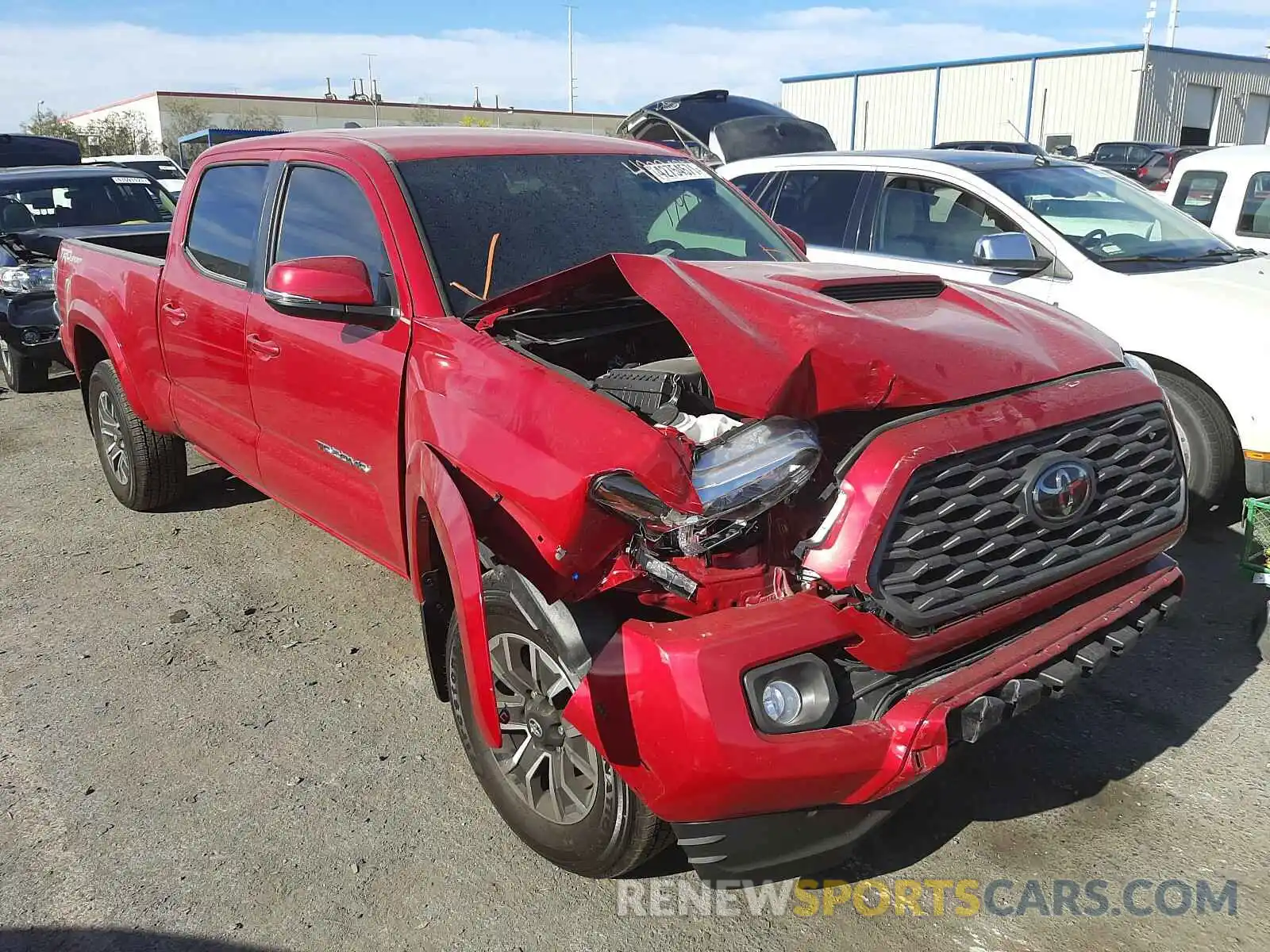 1 Photograph of a damaged car 3TMBZ5DN9MM029579 TOYOTA TACOMA 2021